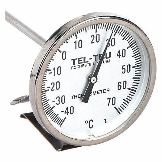 TG Round thermometer 0/120° D57 capillary 1 m. - Thermostats