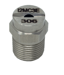 Flat jet nozzle type MC3E 1/8" index 04 angle 80° brass