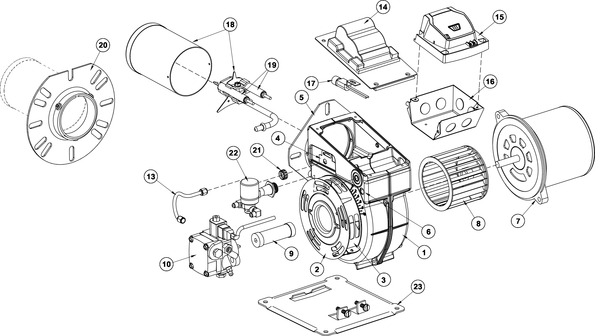 Beckett Motor: 22825 (AF Burner)