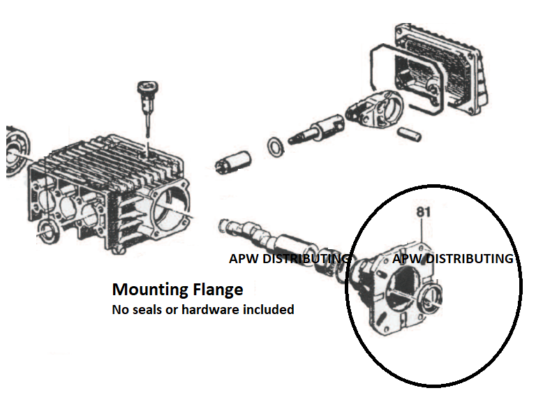 FLANGE FOR PETROL ENGINE