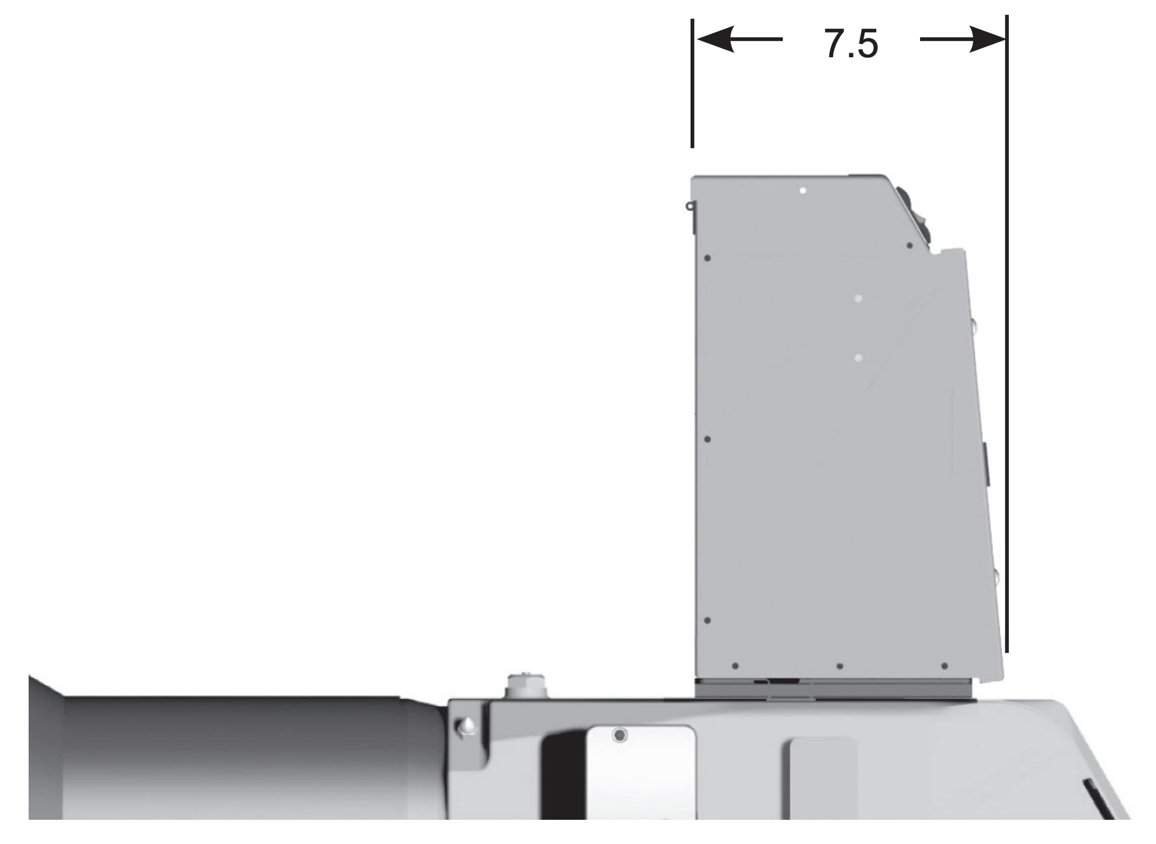 Beckett: Commercial Burner Control Panels - Technical Drawing 1