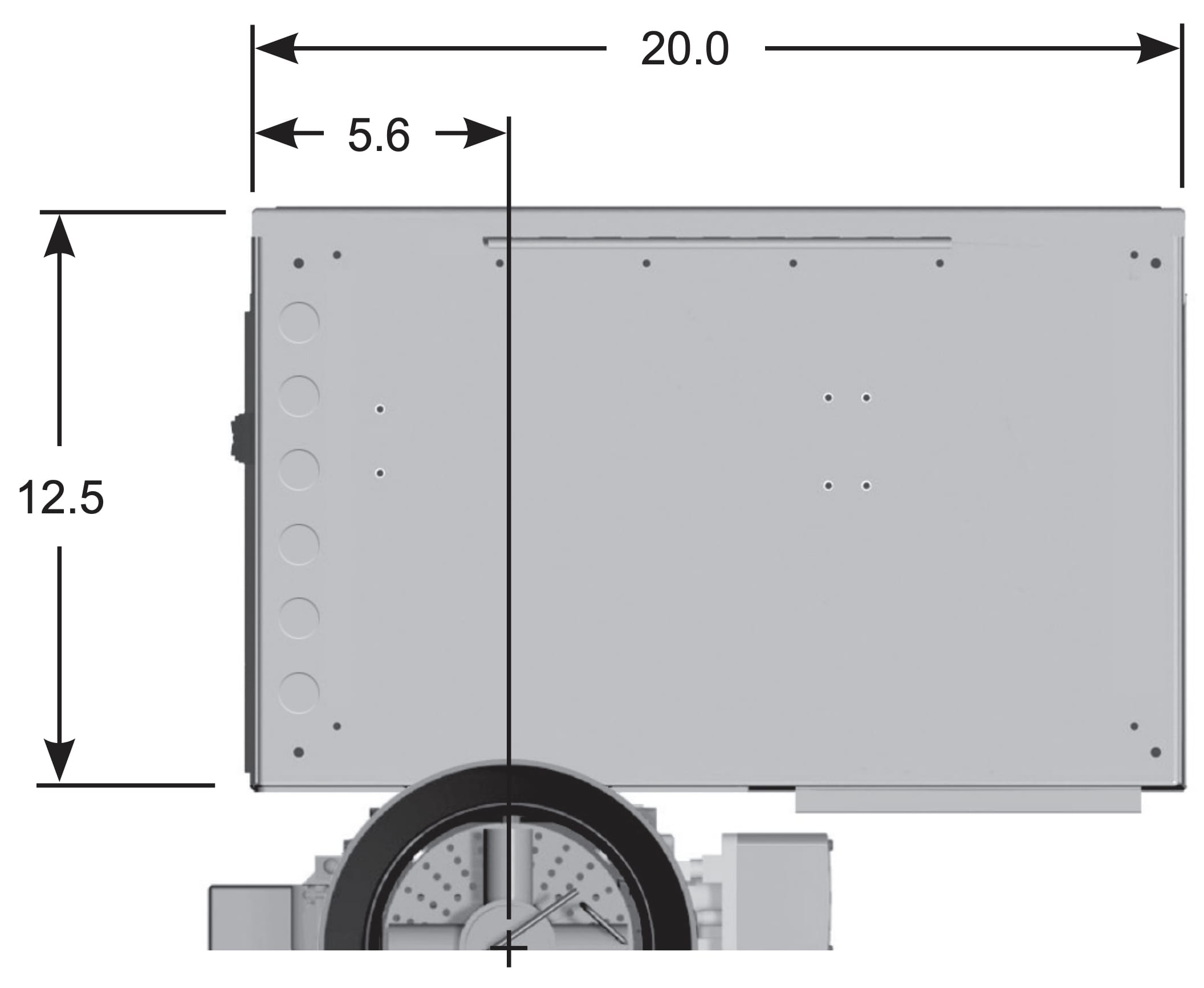 Beckett: Commercial Burner Control Panels - Technical Drawing 2