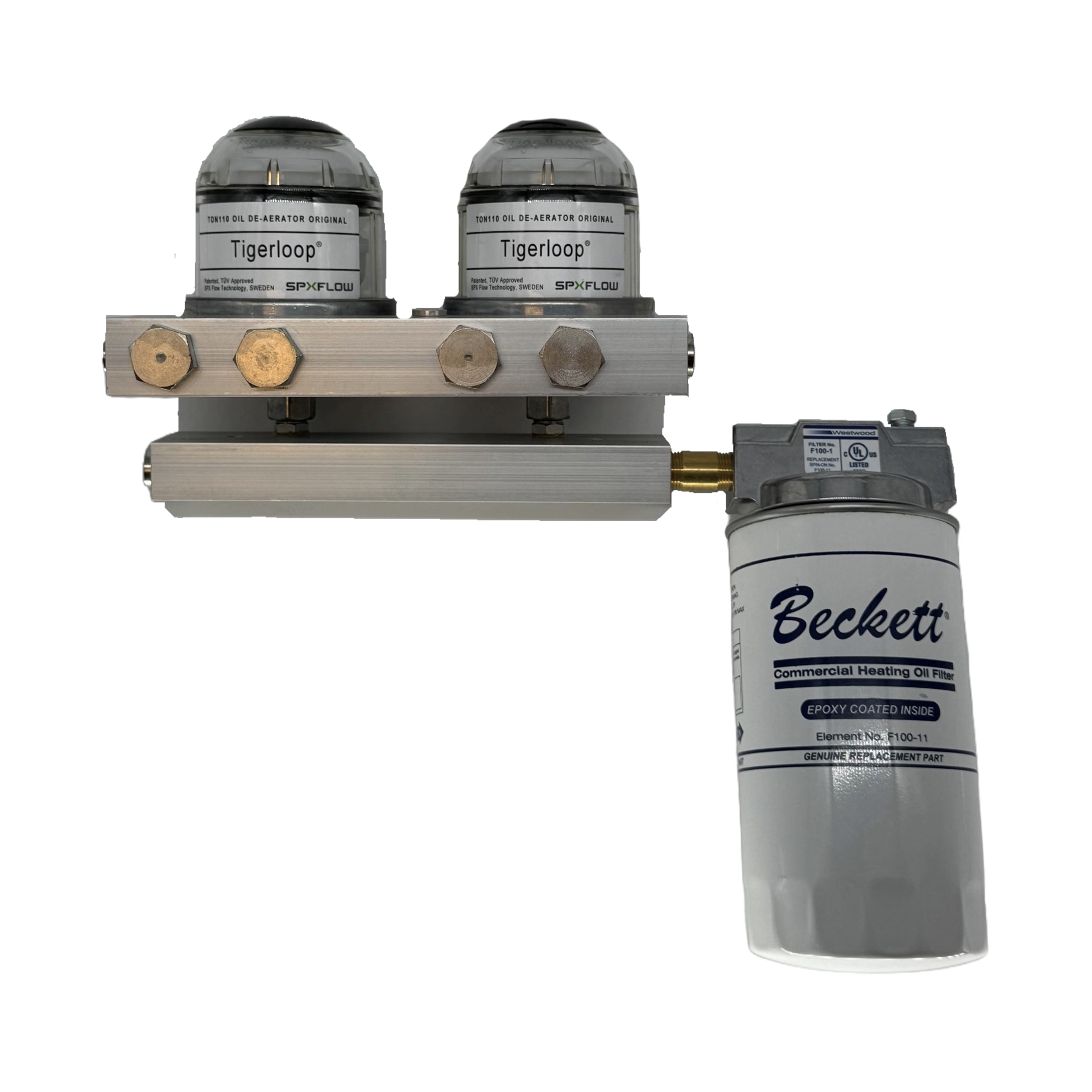 Beckett: Tigerloop® Twin Commercial Combination Deaerator / Filter