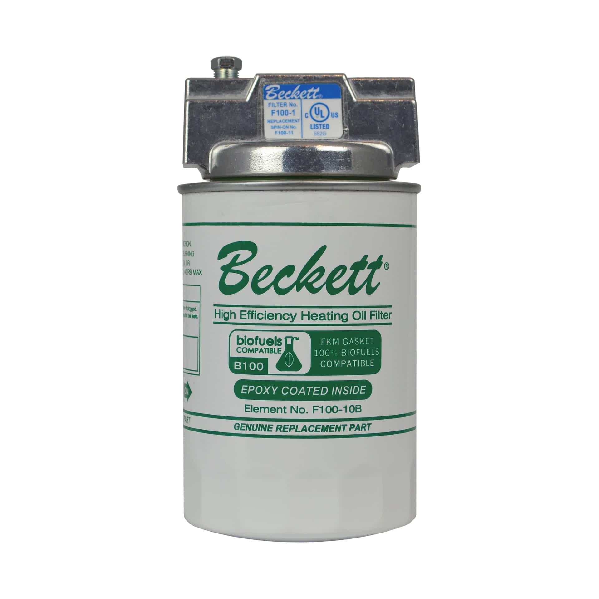 Beckett: Oil Safety Valve and Spin-On Filter | S226