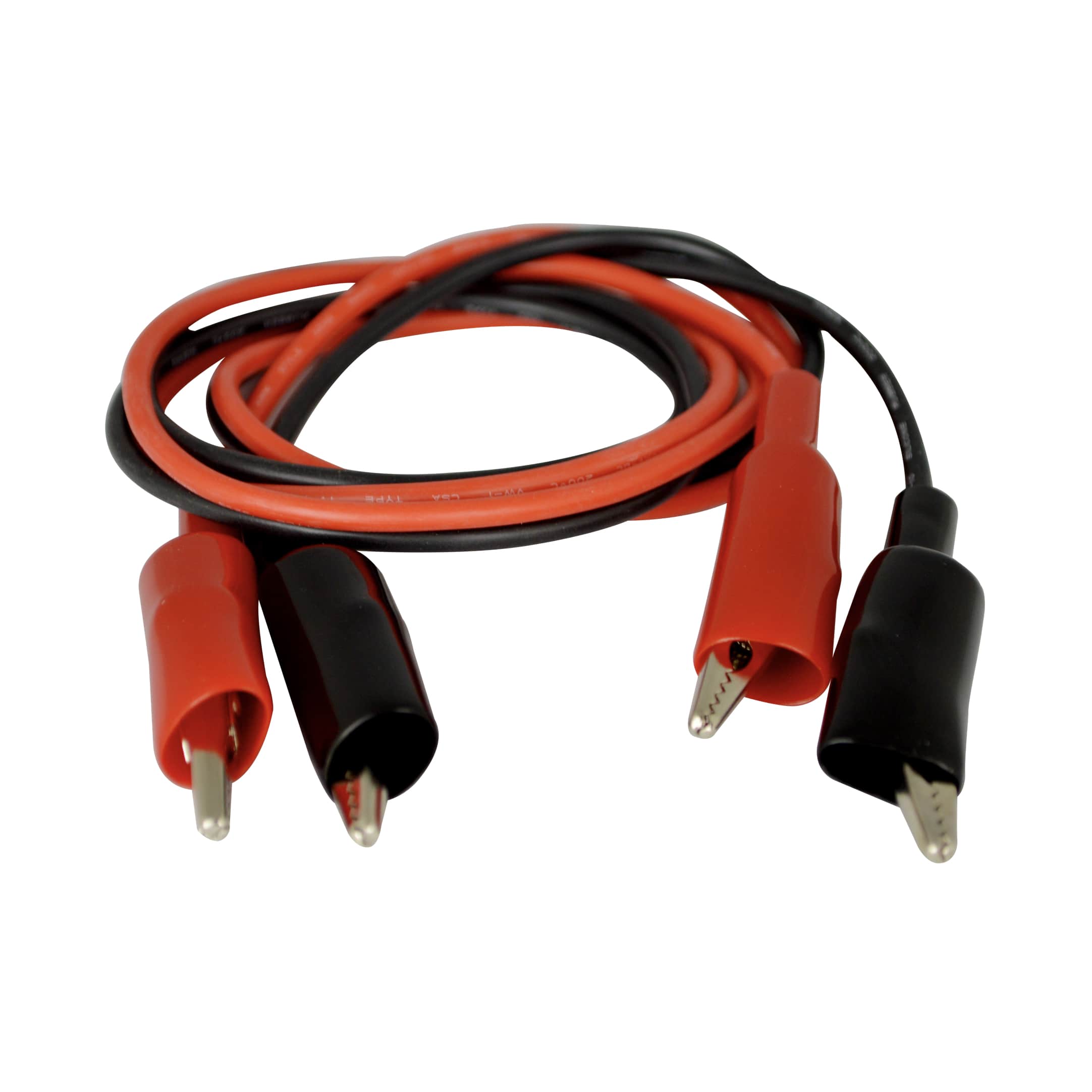 Beckett: 18ga Stranded Wire Jumper - Insulated Clips (18") | T100-82