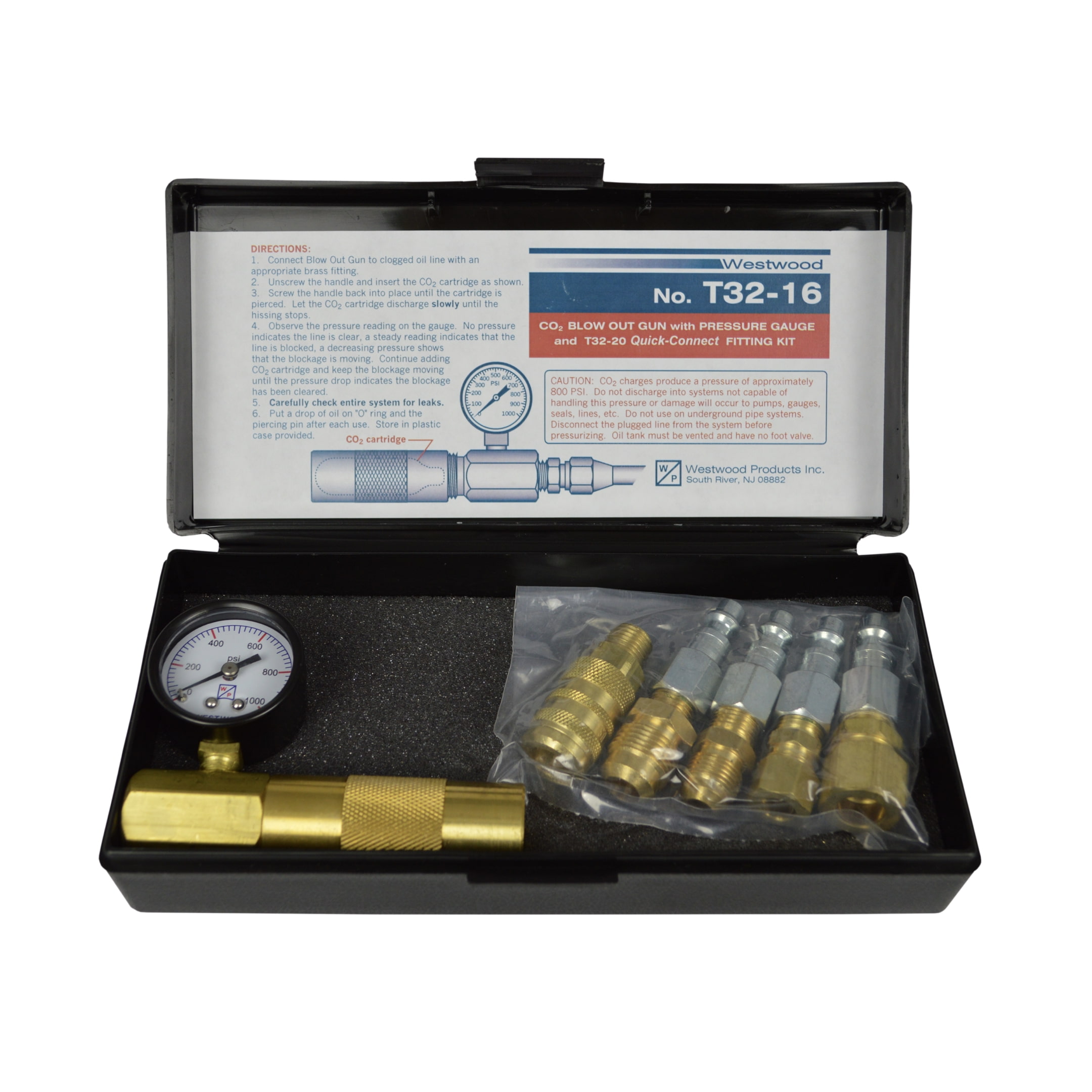 Beckett: CO2 Blow Out Gun with Quick-Connect Kit | T32-16