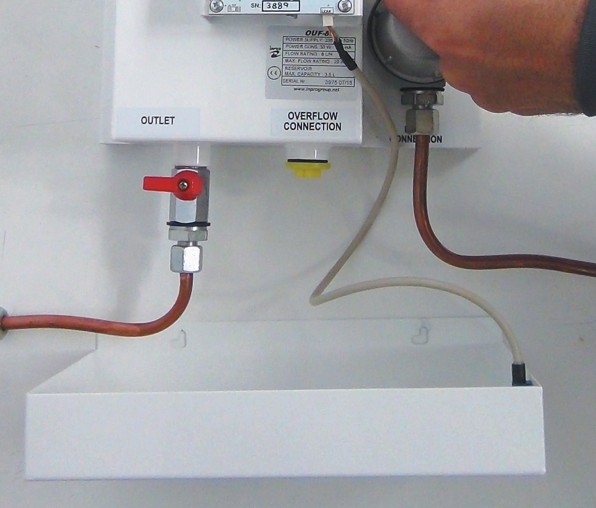 Electronic card for GPS10