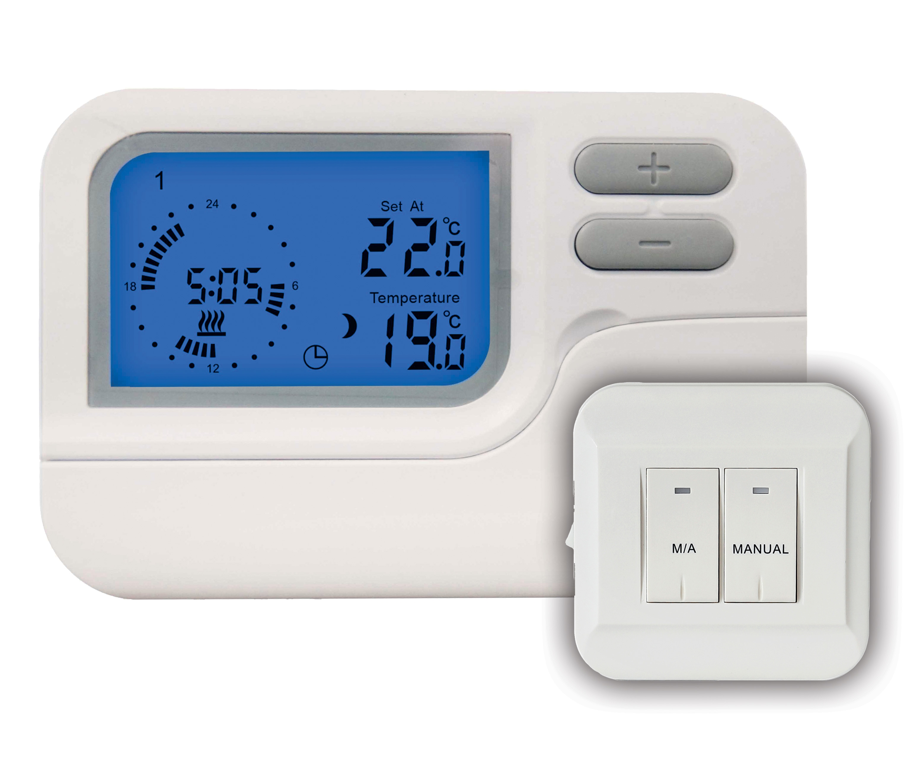 RF programmable thermostat