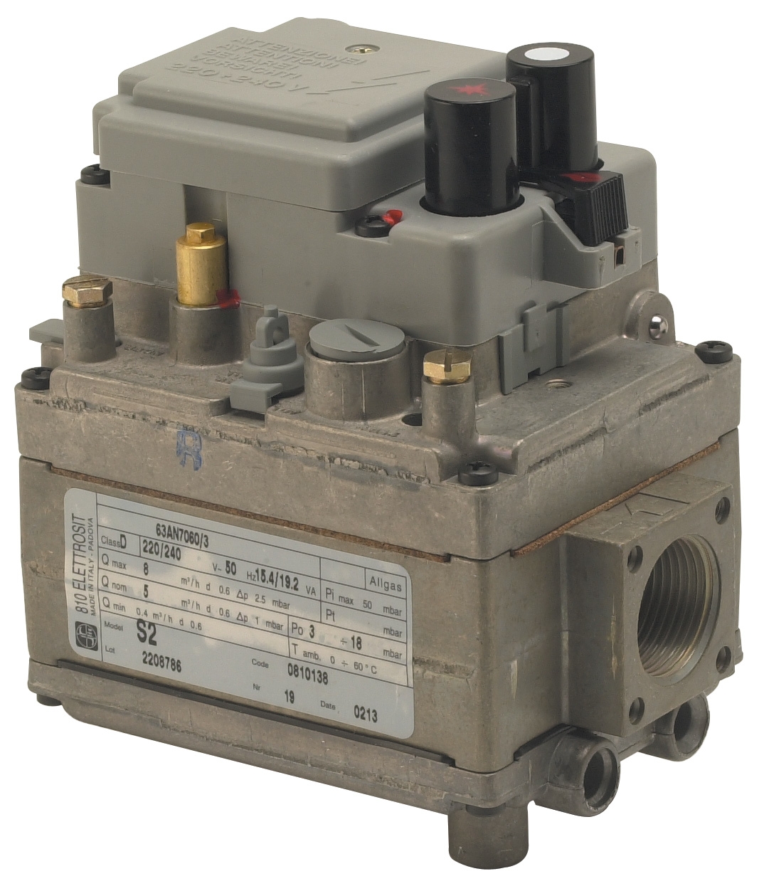 Eletrosit gas block 0810156
