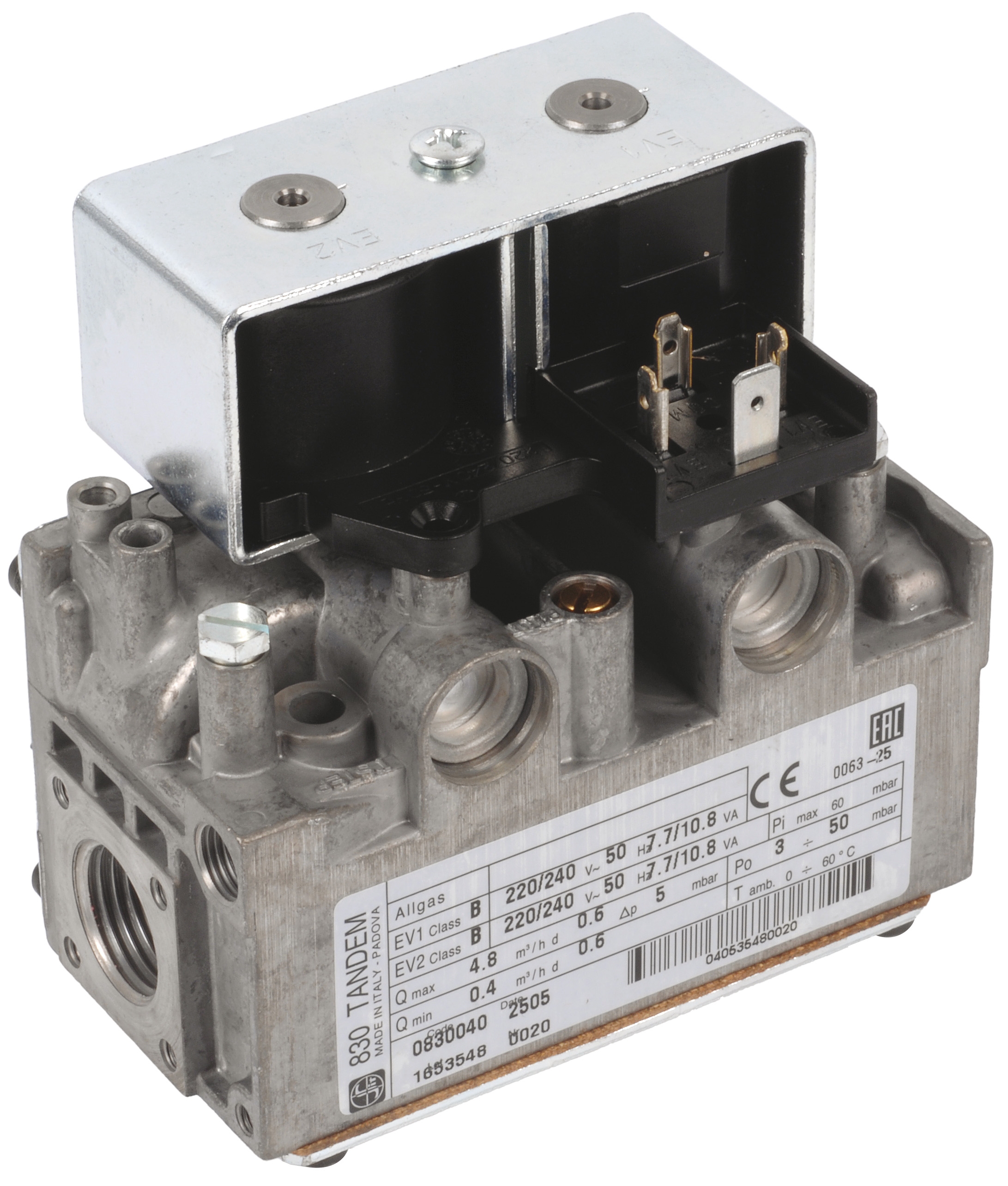 Tandem gas block 0830040