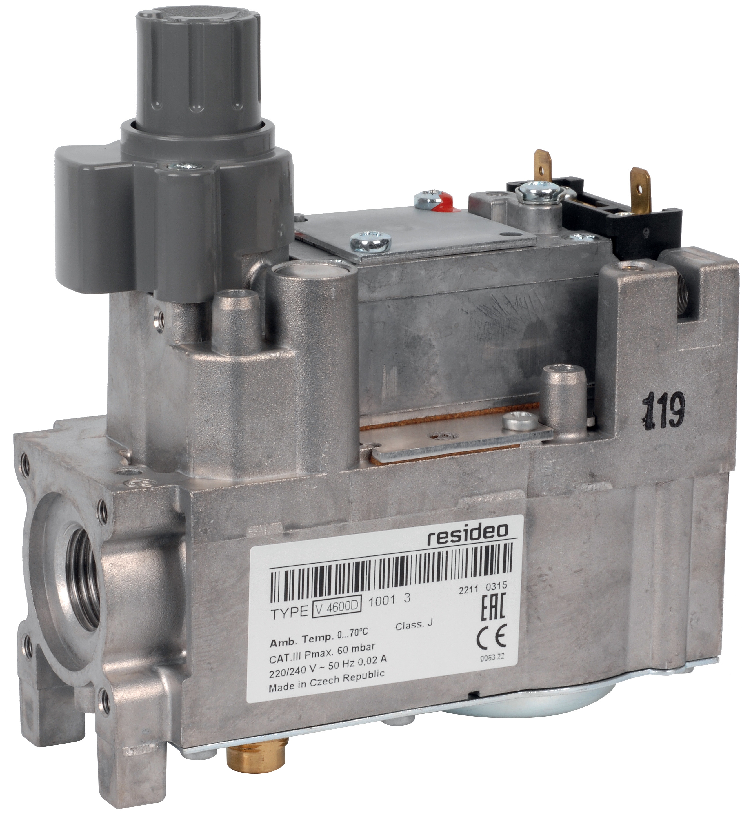 Gas block V 4600 D 1001 U