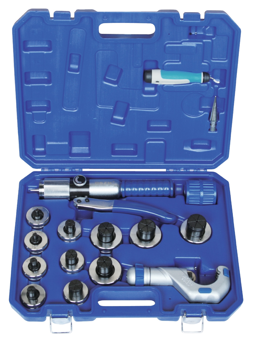Hydraulic flaring kit + tube cutter and deburrer