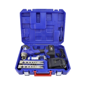 Electric swaging machine with dies