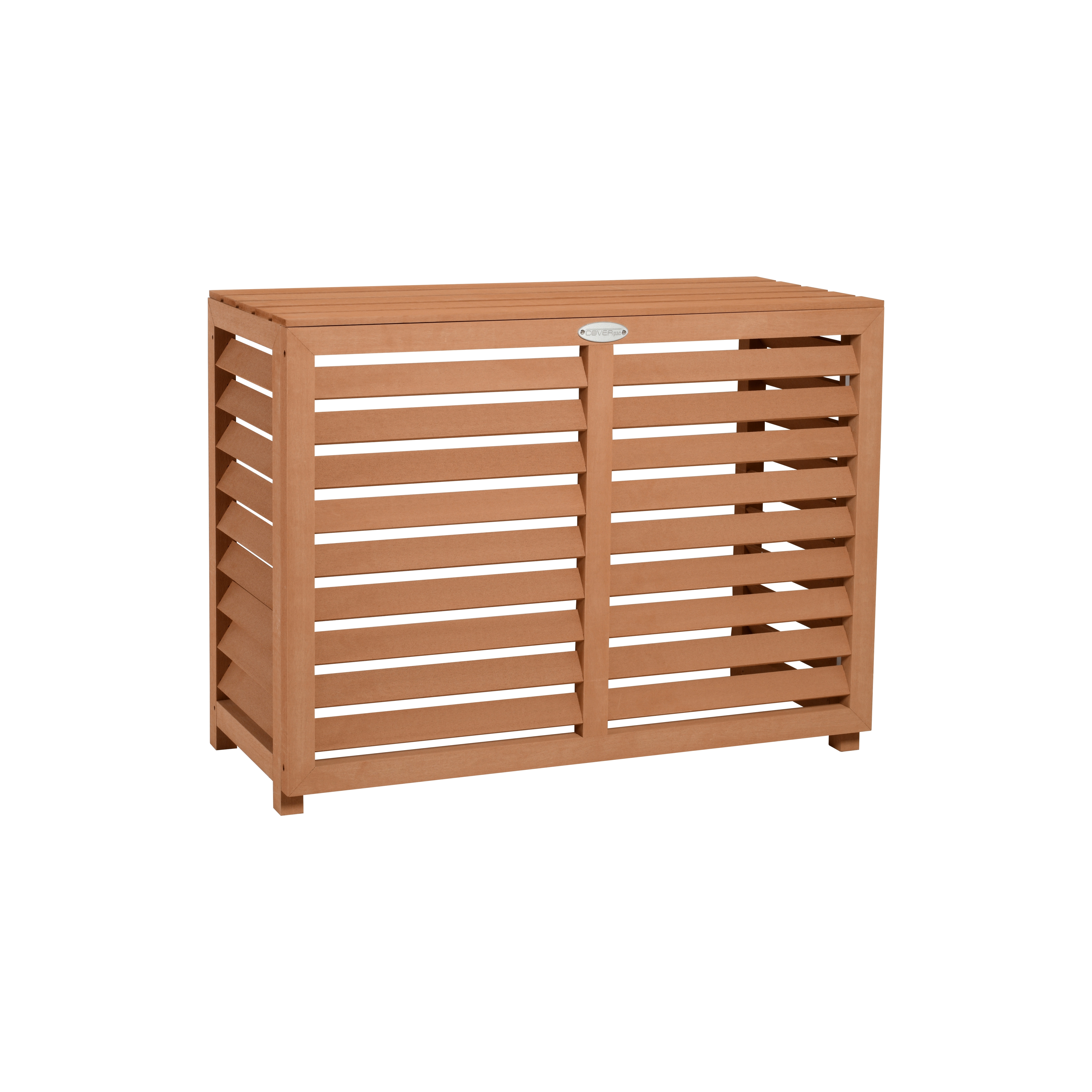 A/C cover Composite Teak Size M - 882x386x676