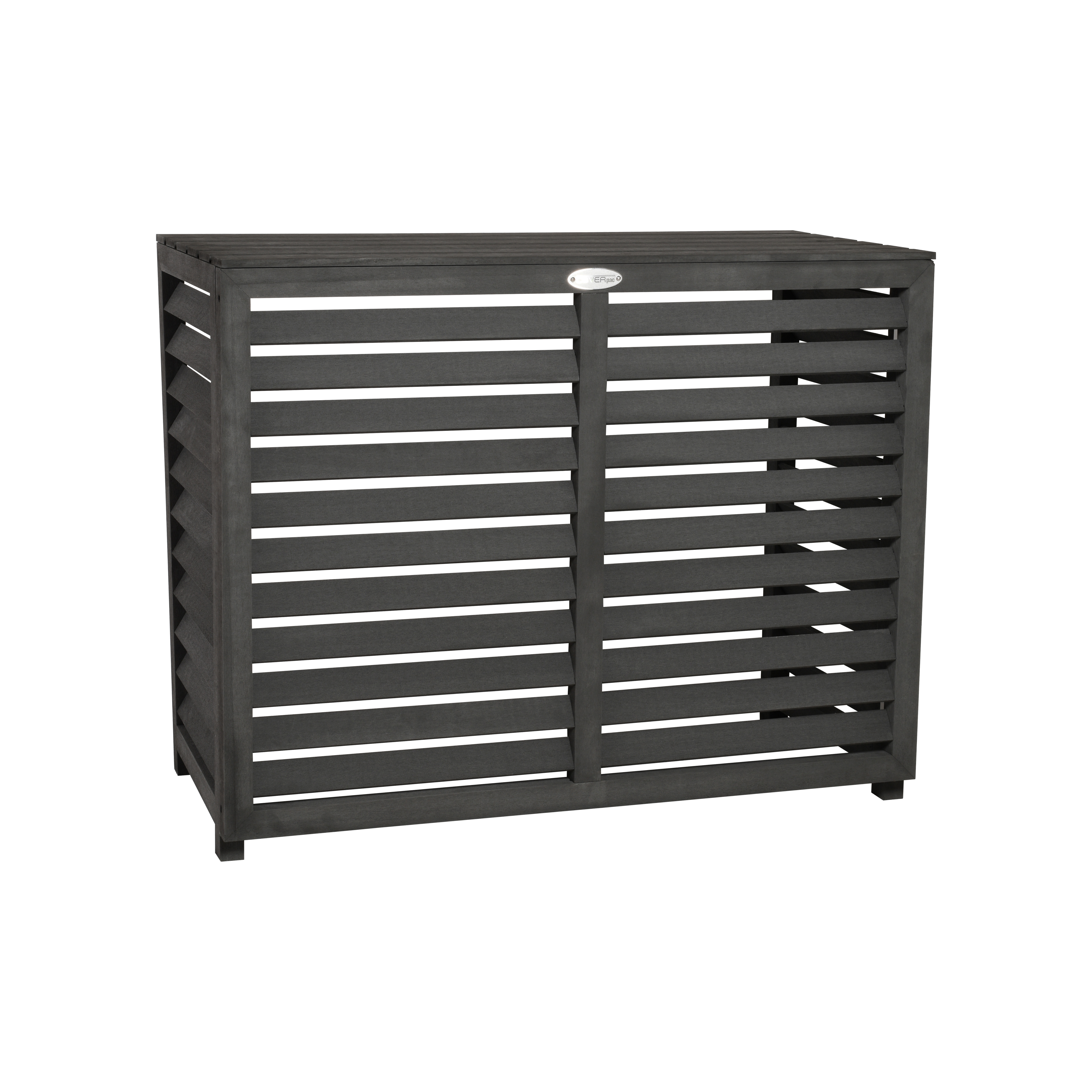 Grey Composite air conditioning cover Size L - 982x462x787