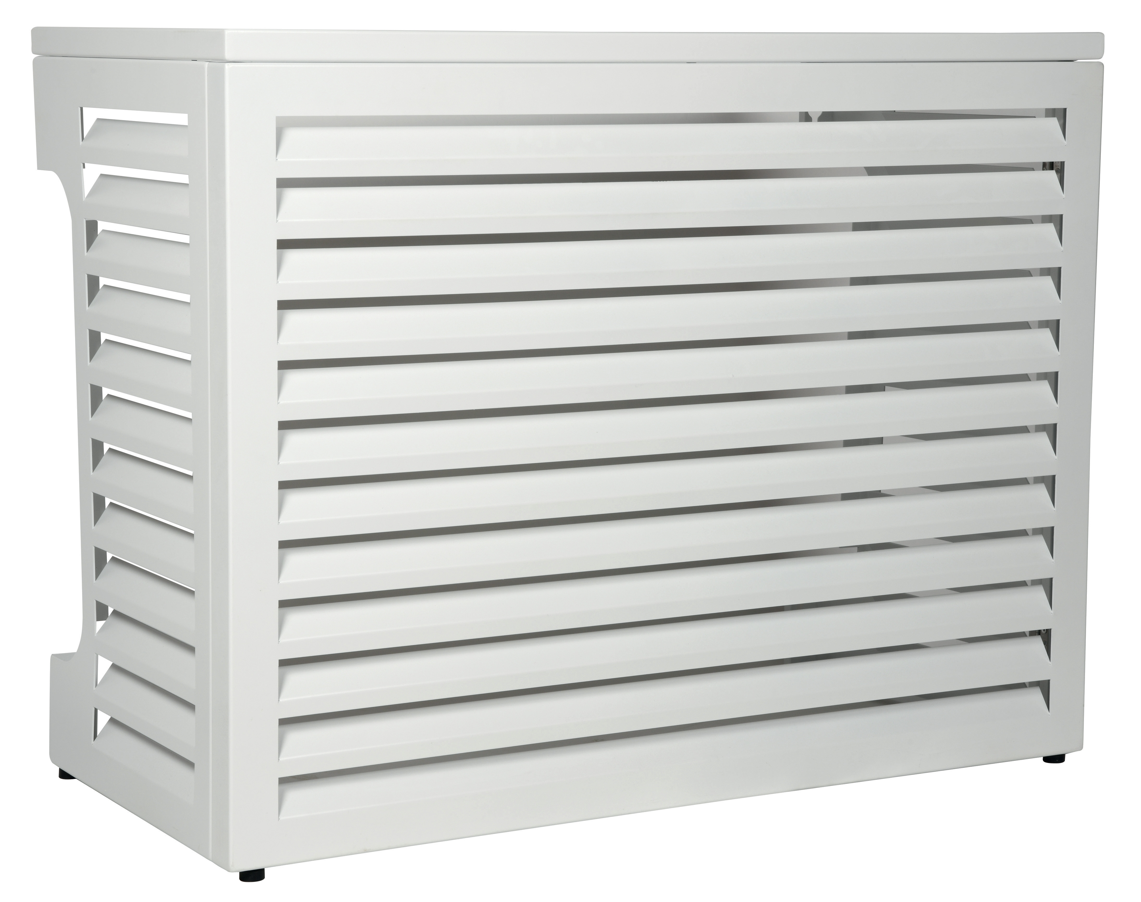 Aluminum air conditioning cover White Size M+ - Ext.1060x530x730
