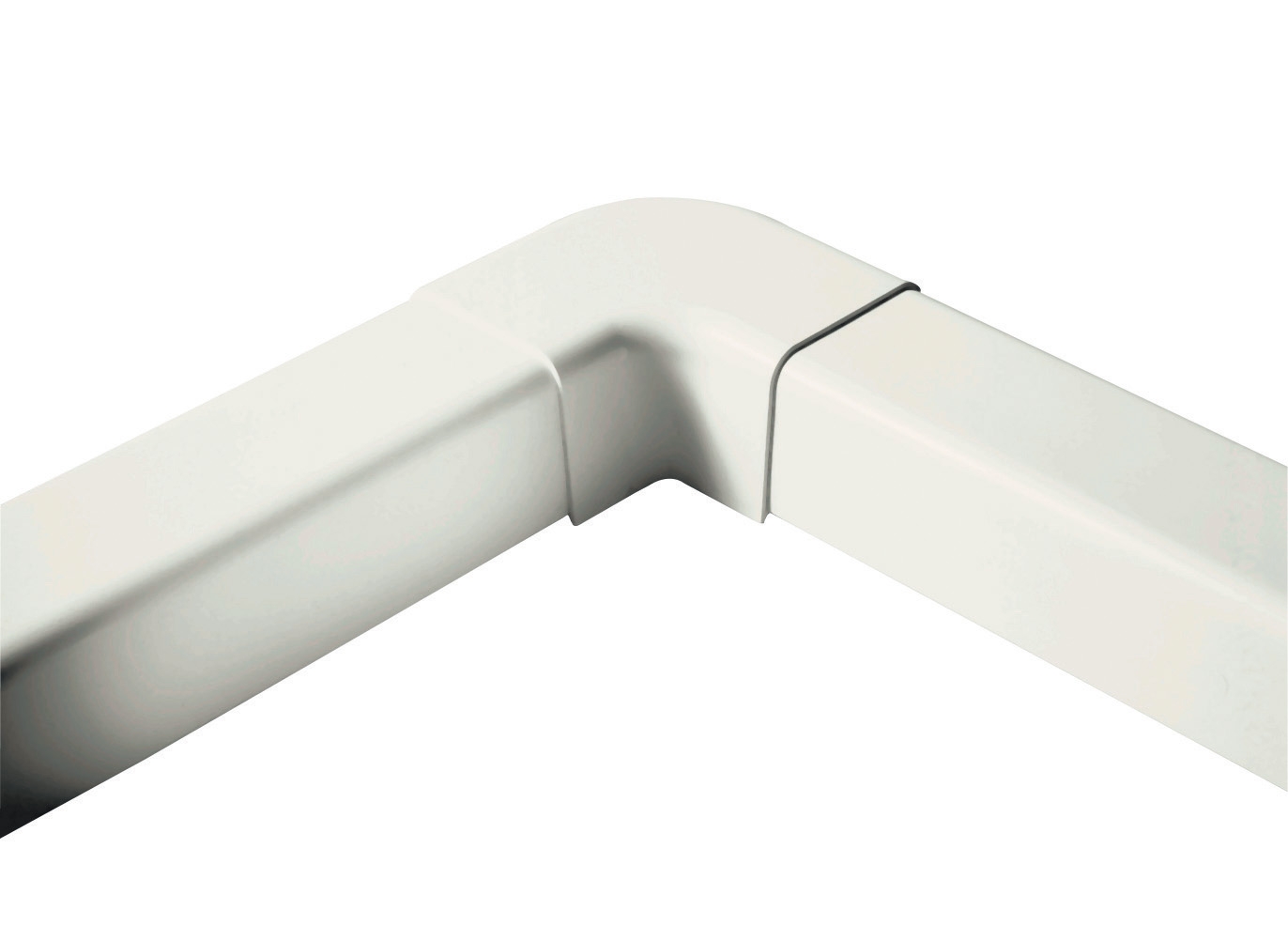 Flat 90° elbow 80mm
