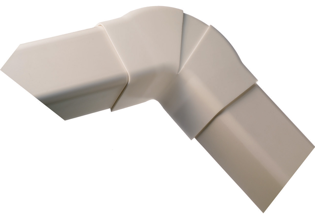 Adjustable flat elbow 65-130° 60mm