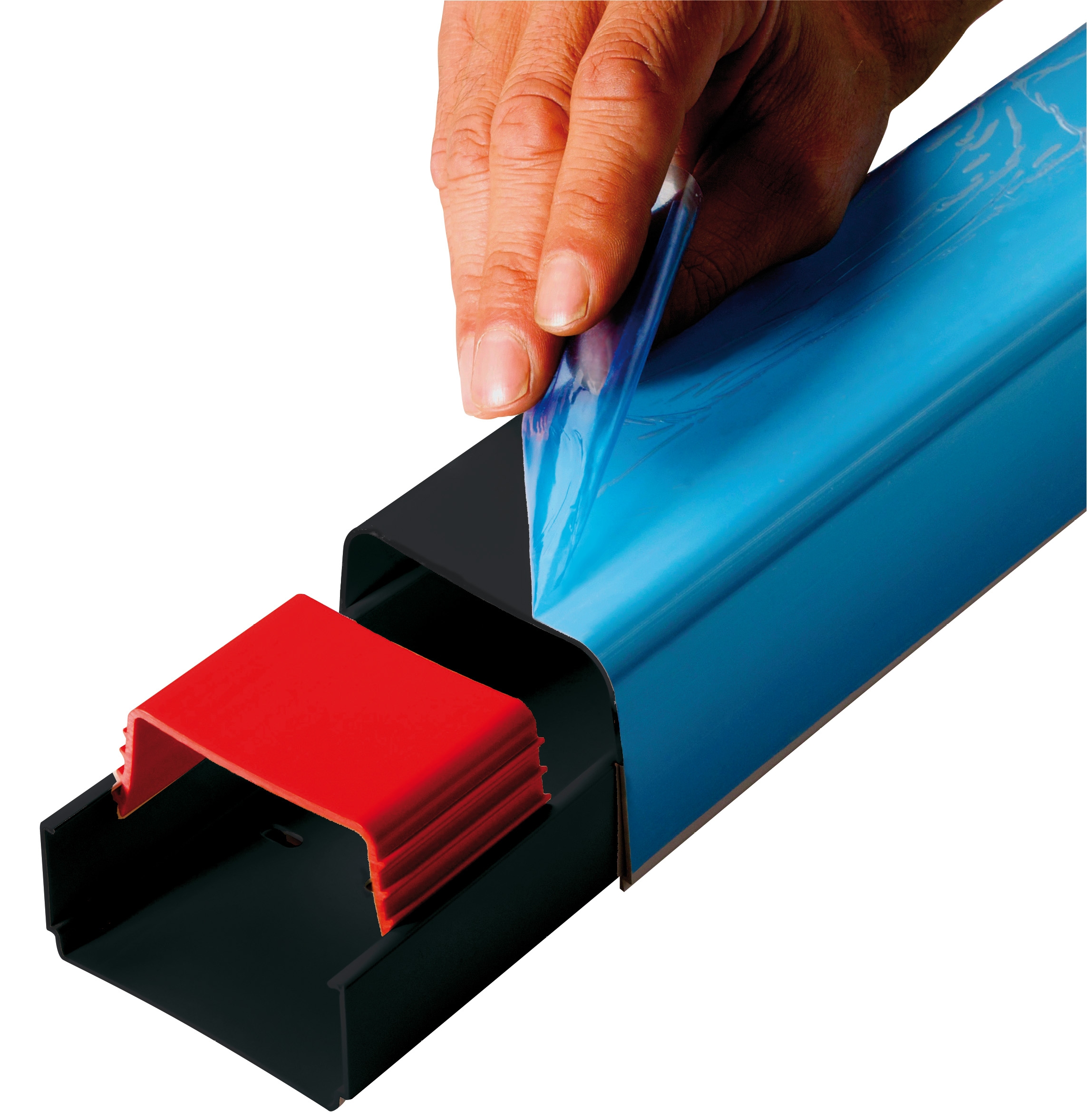 Duct 80mm length 2m black