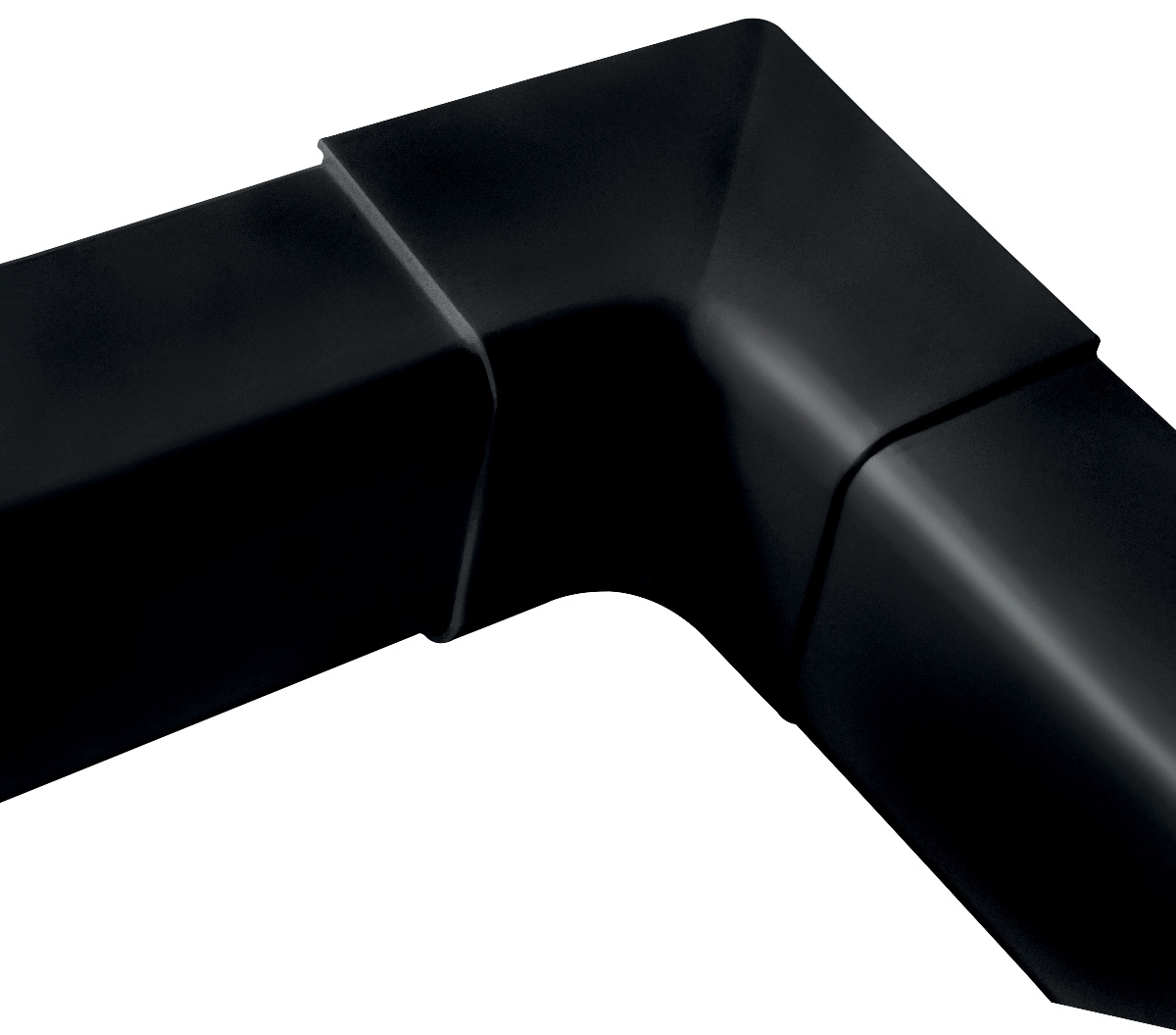 Interior angle 90° 80mm black