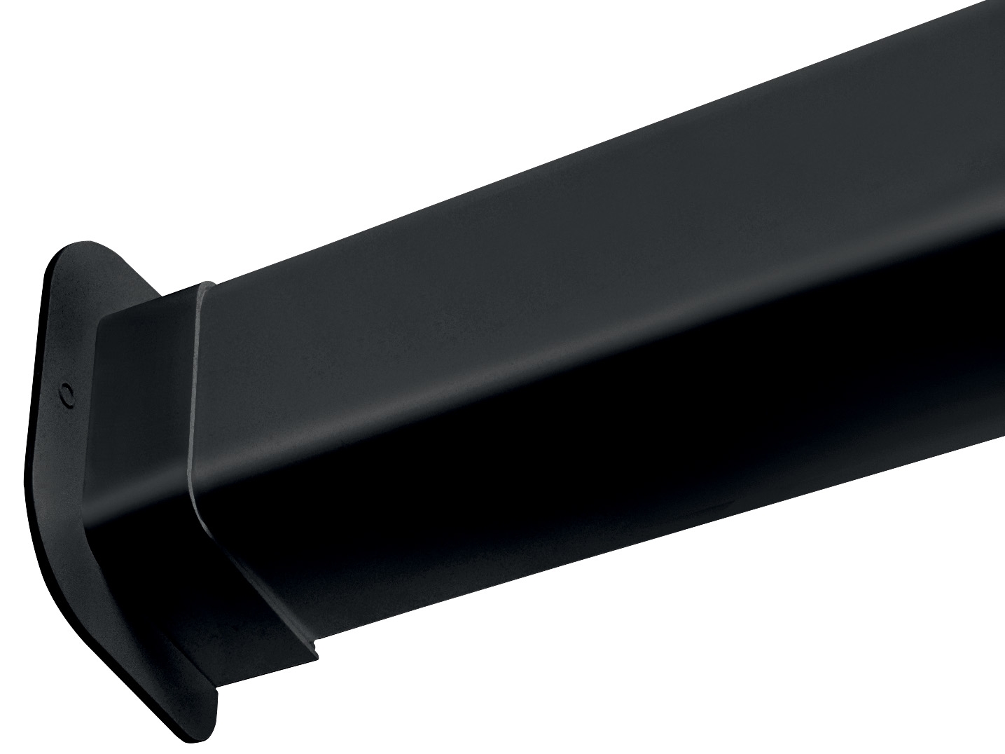 Wall escutcheons 80mm black