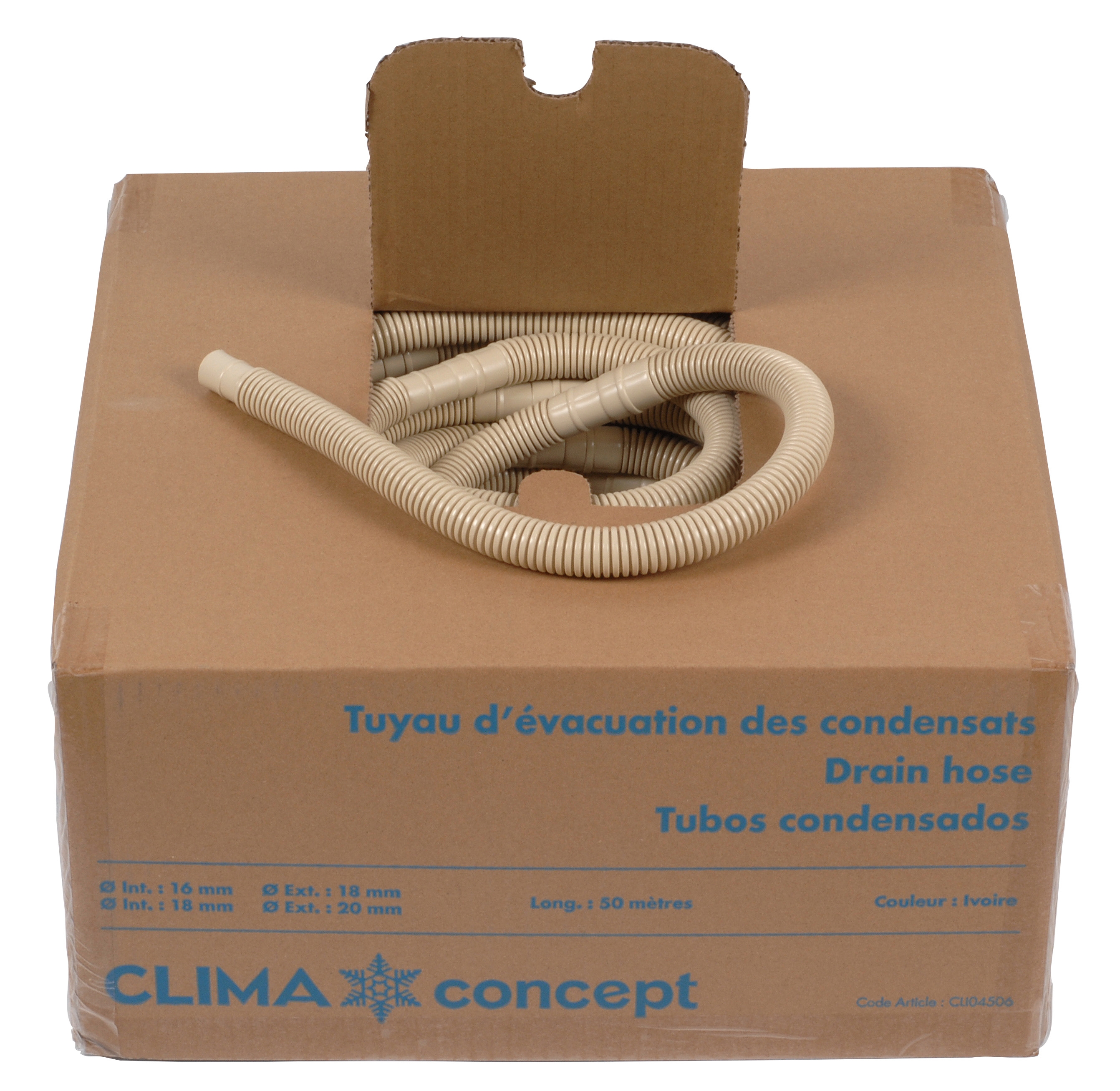 Condensate hose 16/18 & 18/20mm roll 50m