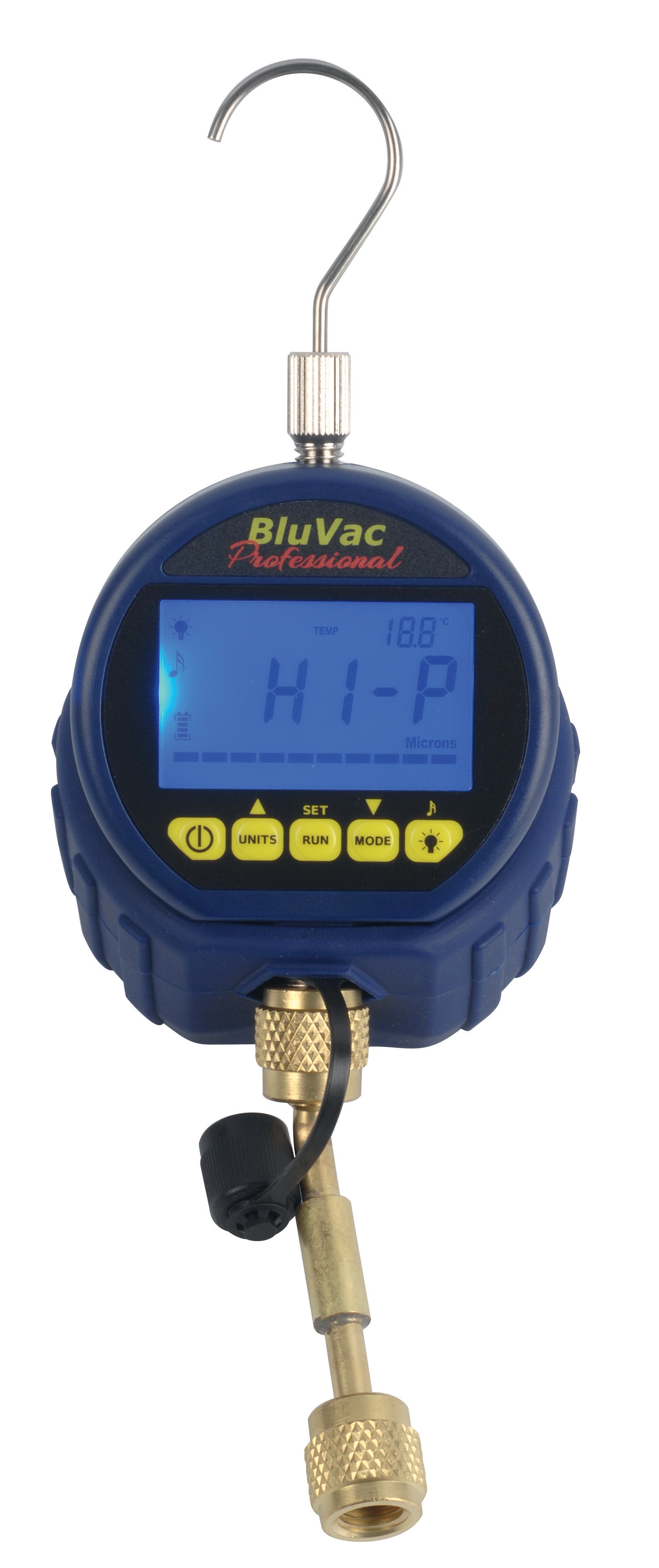 BluVac + Pro Bluetooth digital vacuum gauge