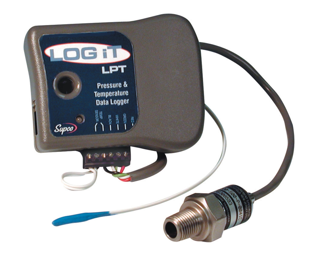 Data logger temperature and pressure