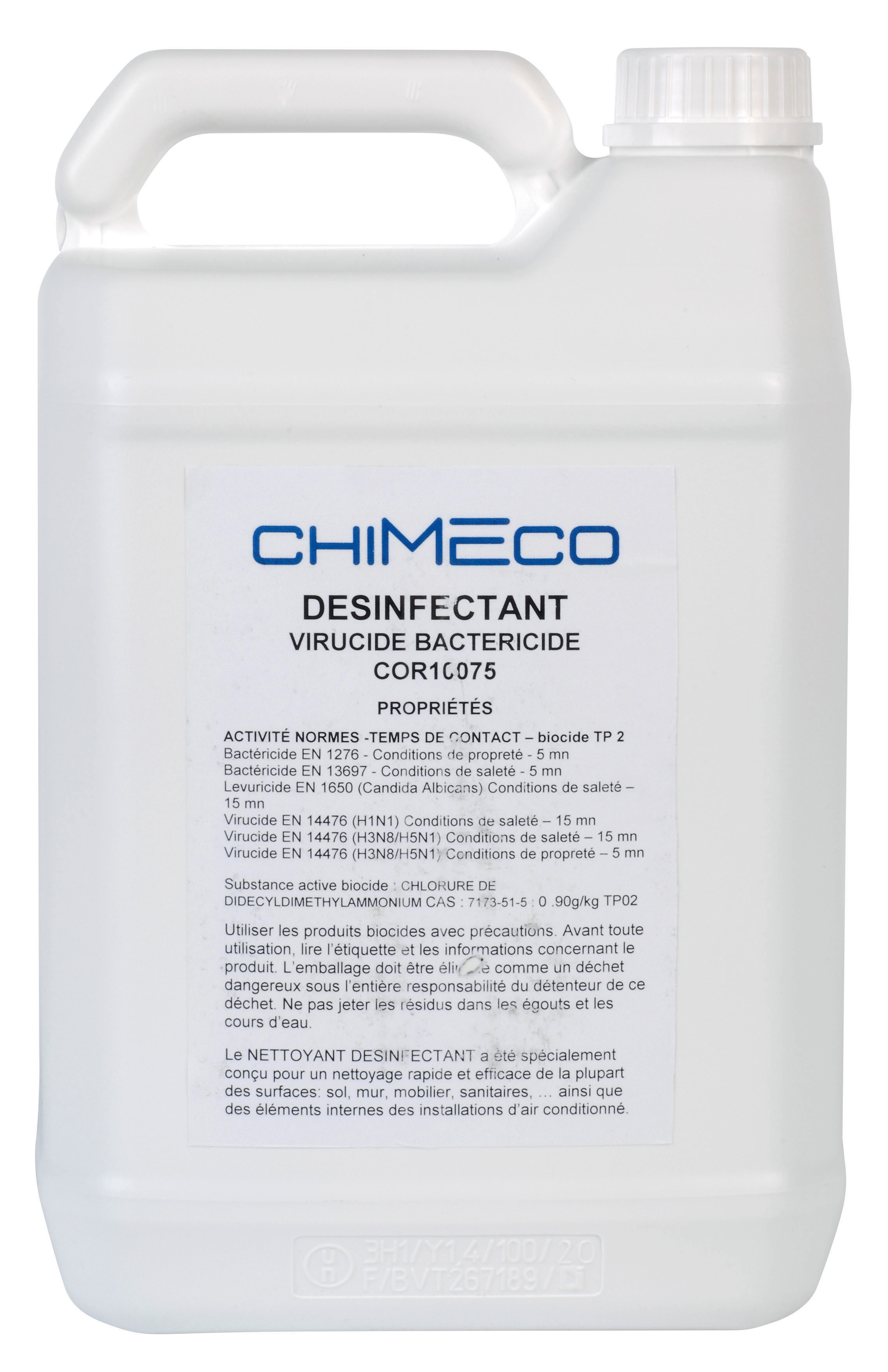 Disinfectant 5 Liters virucide bactericide