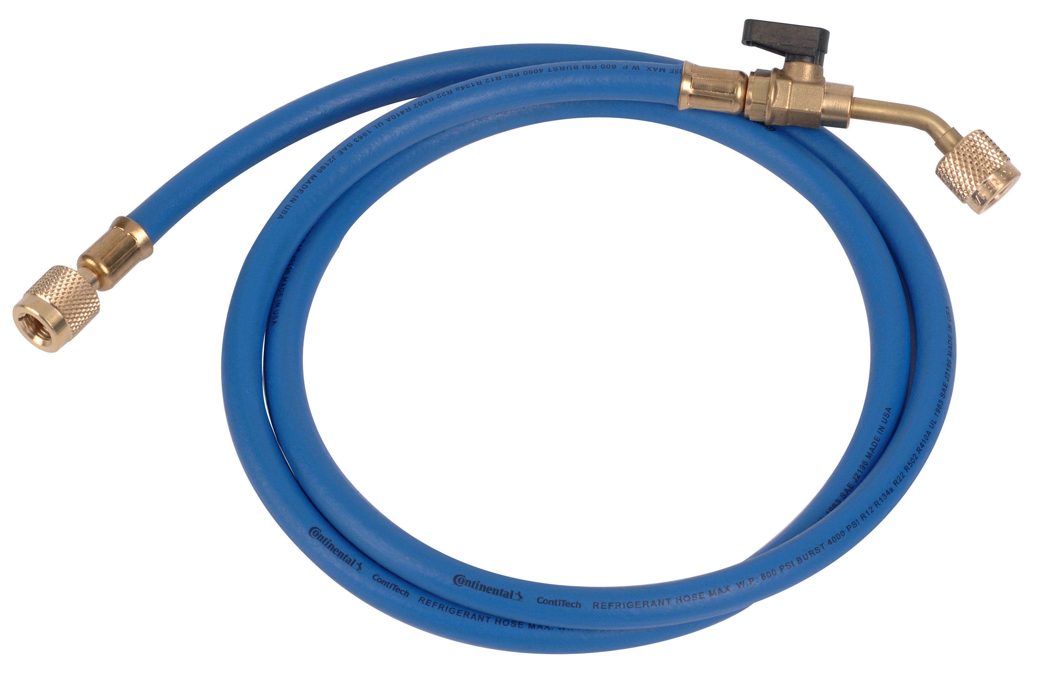 Hose 1500+valve blue 5/16" - 5/16"
