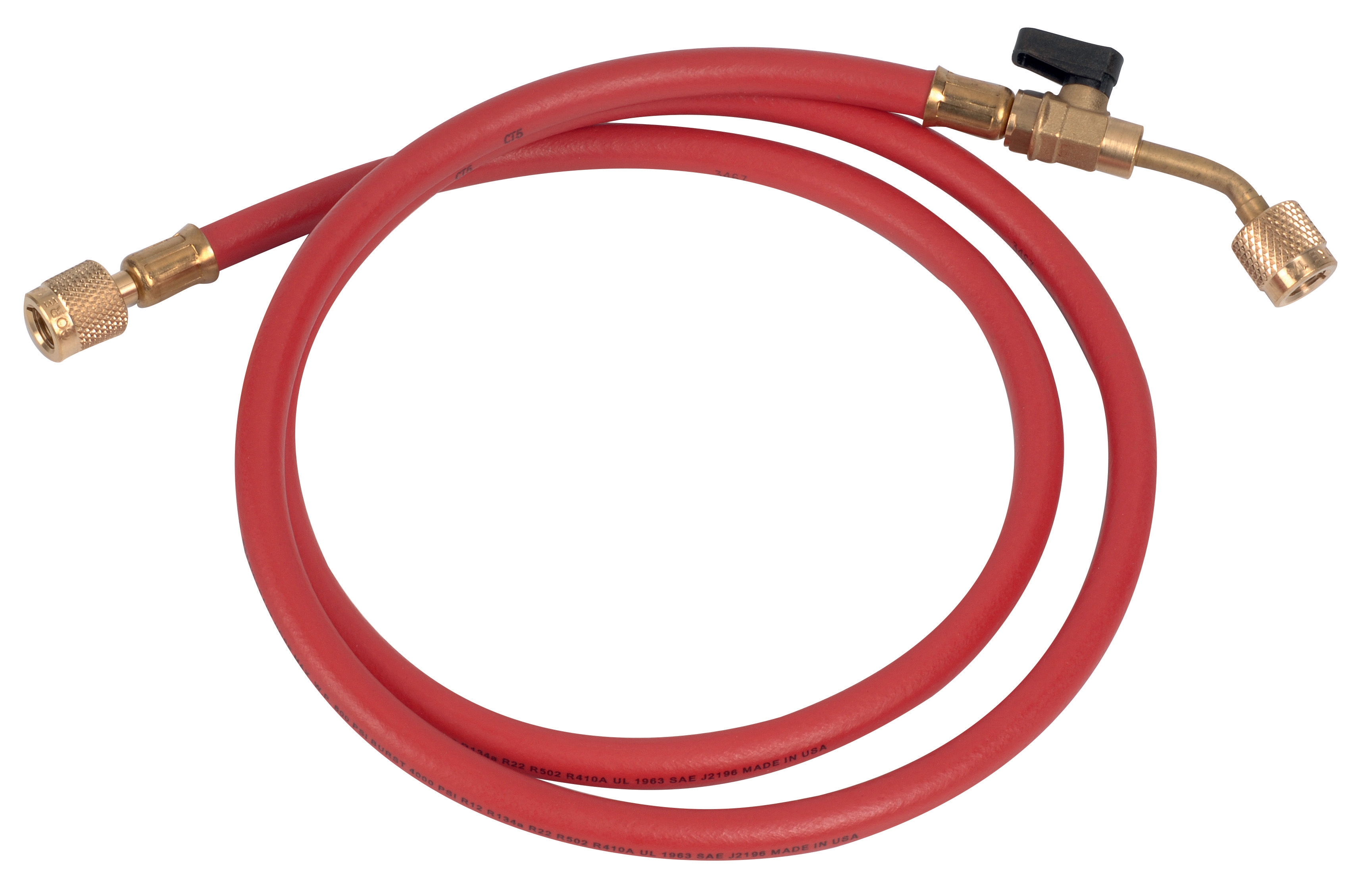 Hose 1500+red valve 5/16" - 5/16"
