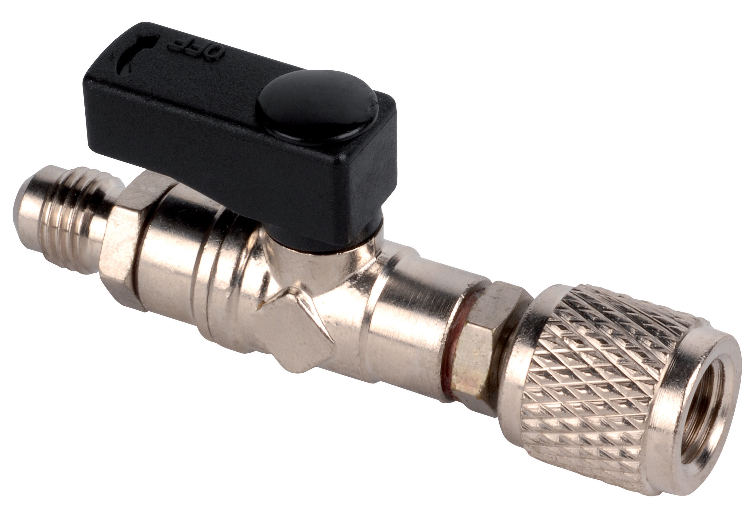 Tap with 1/4" FLF x 1/4" FLM connections