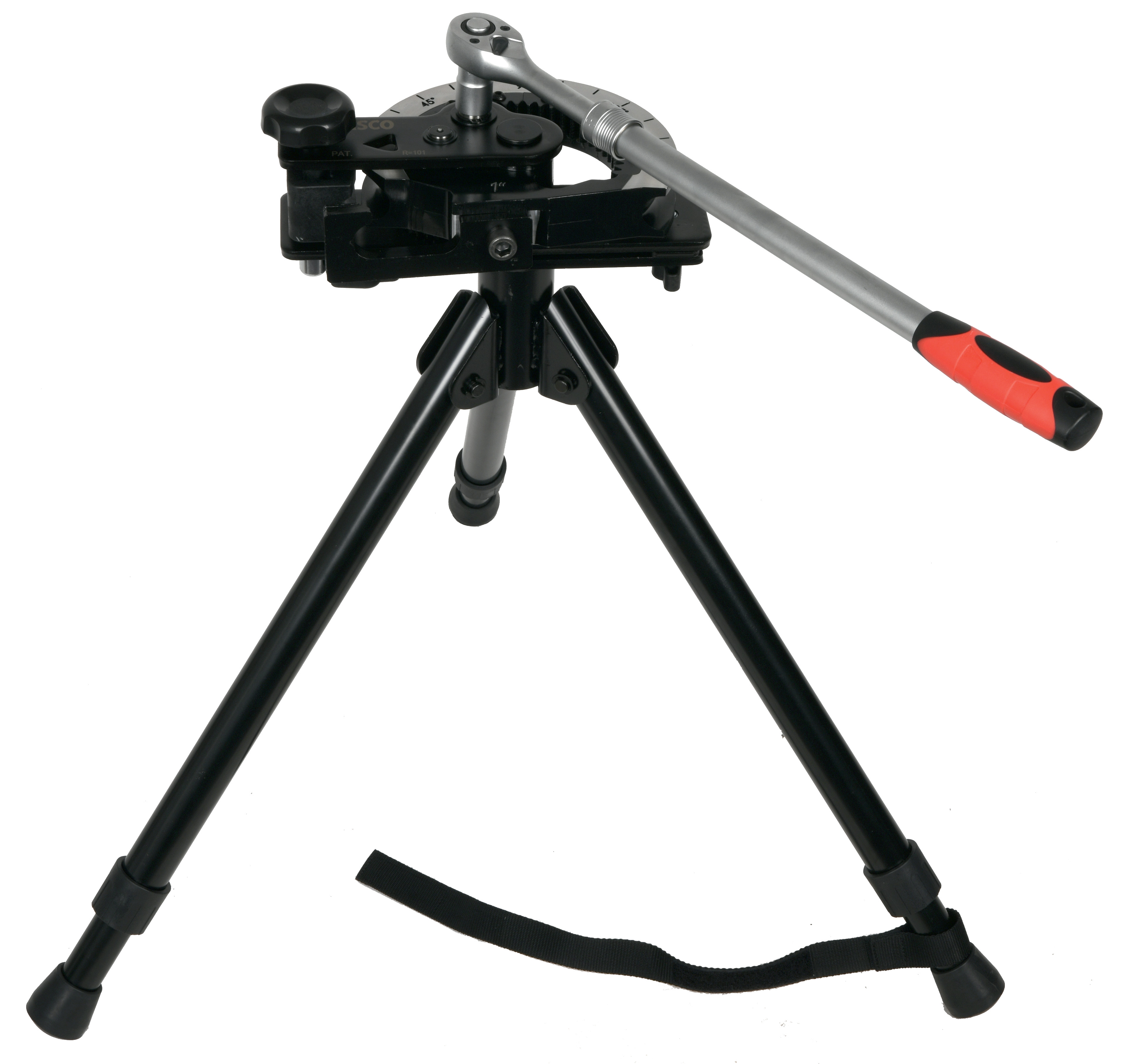 Tube bender with gears on stand 7/8" 1" 1"1/8