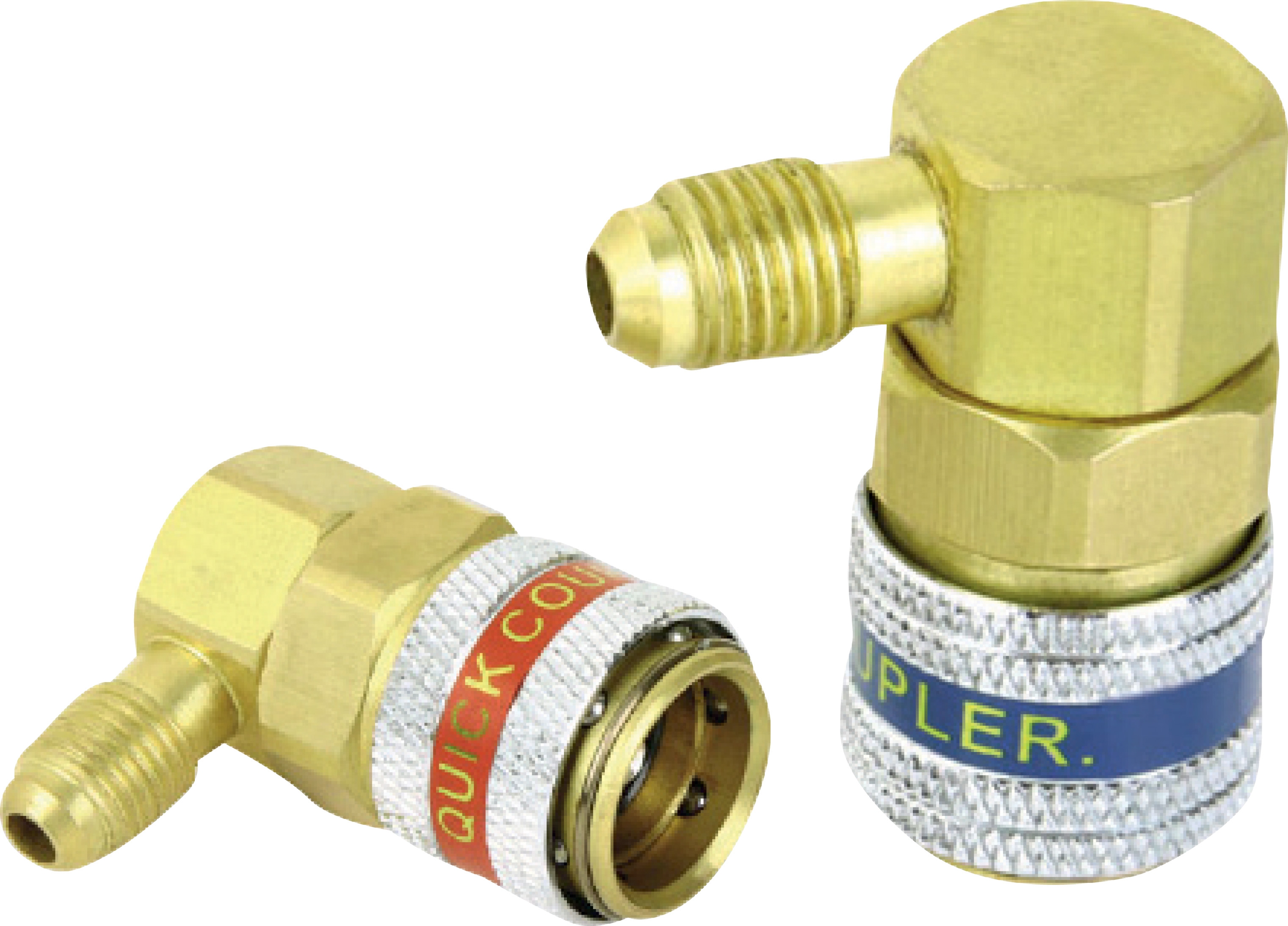 Quick coupling 90° HP 1/4" automotive
