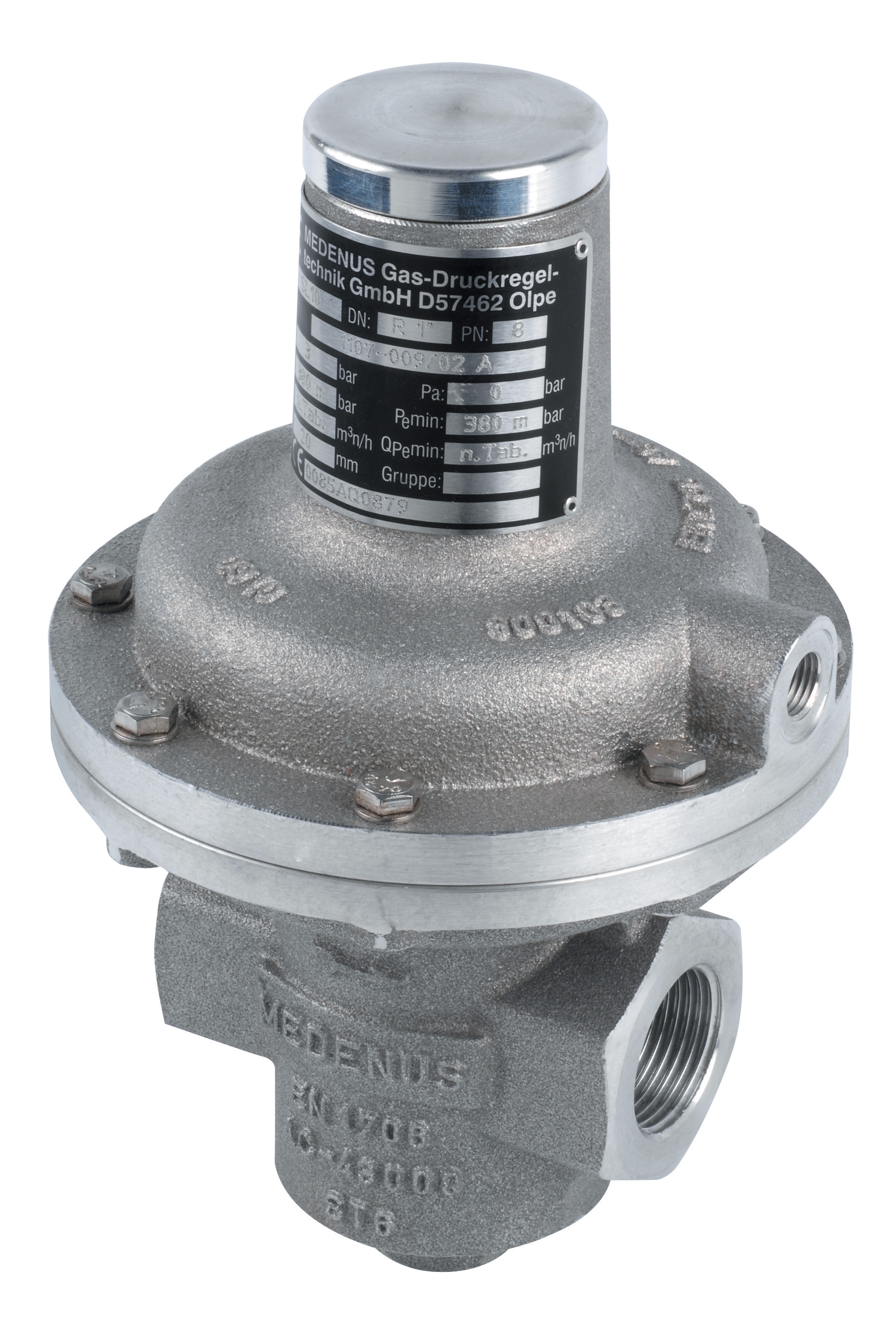 Relief valve 1" type SL10 set at 380 Mbar