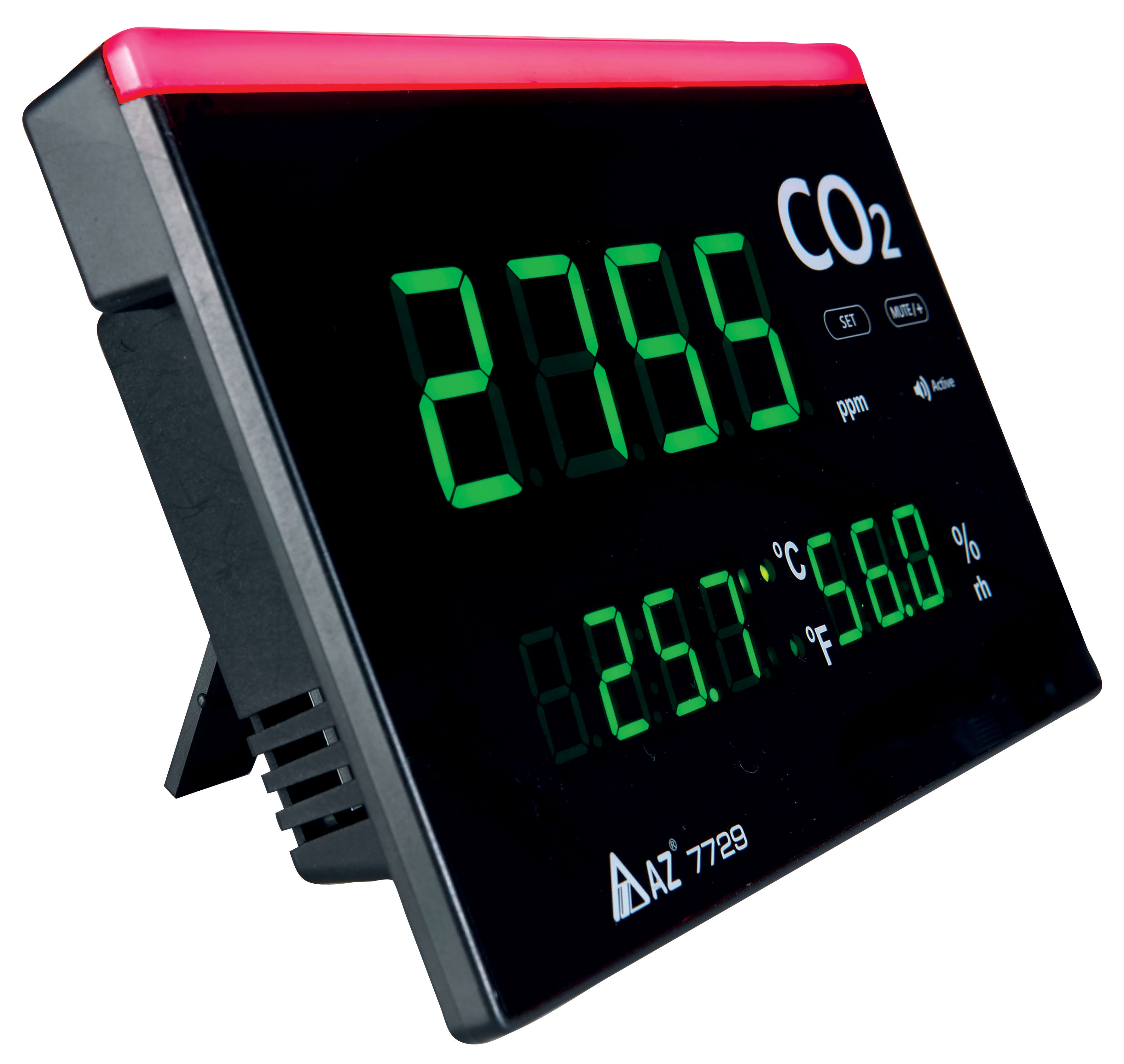 CO2 alarm display