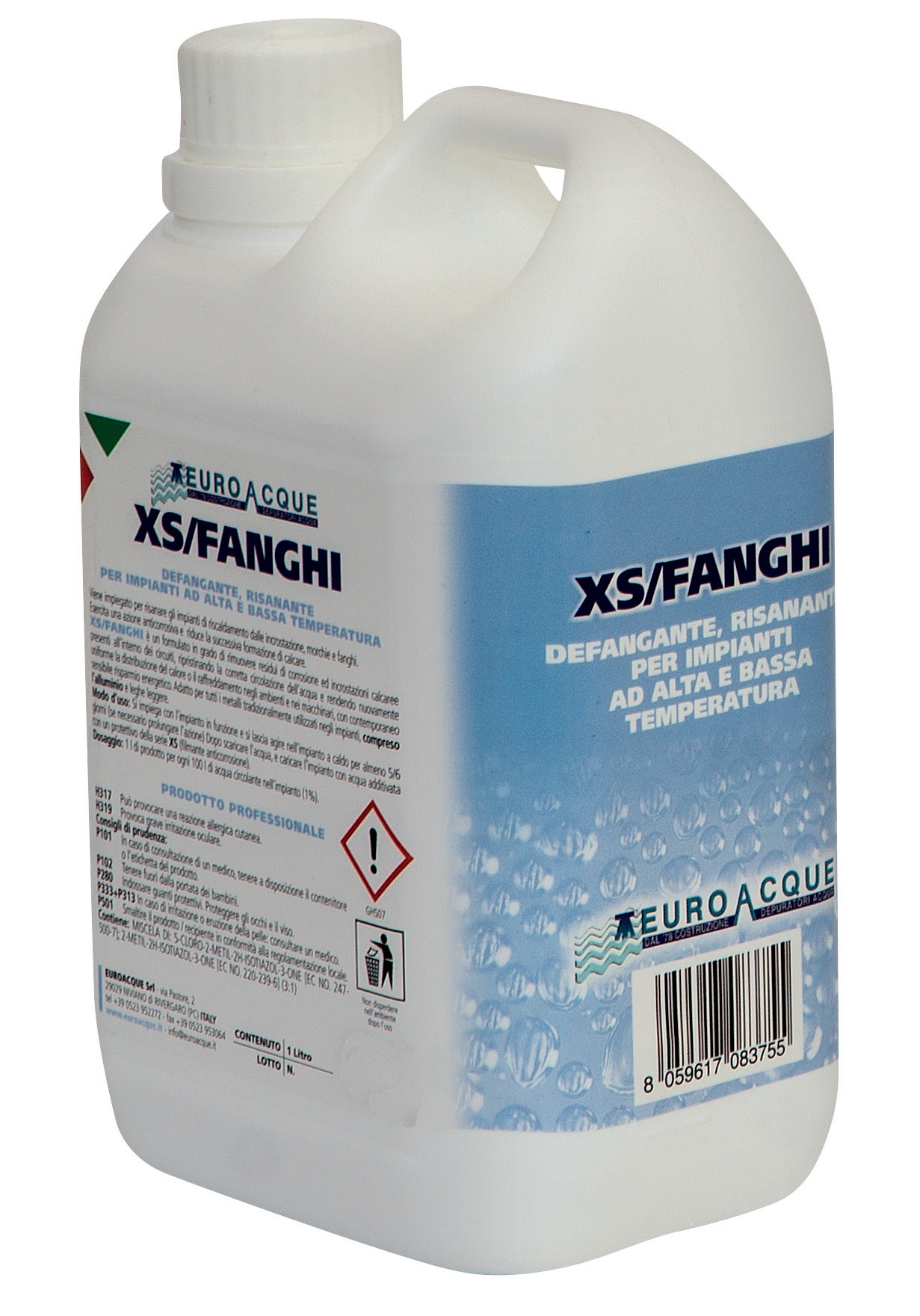 Fast acting sludge solvent XS FANGHI 1L EUROPRO1