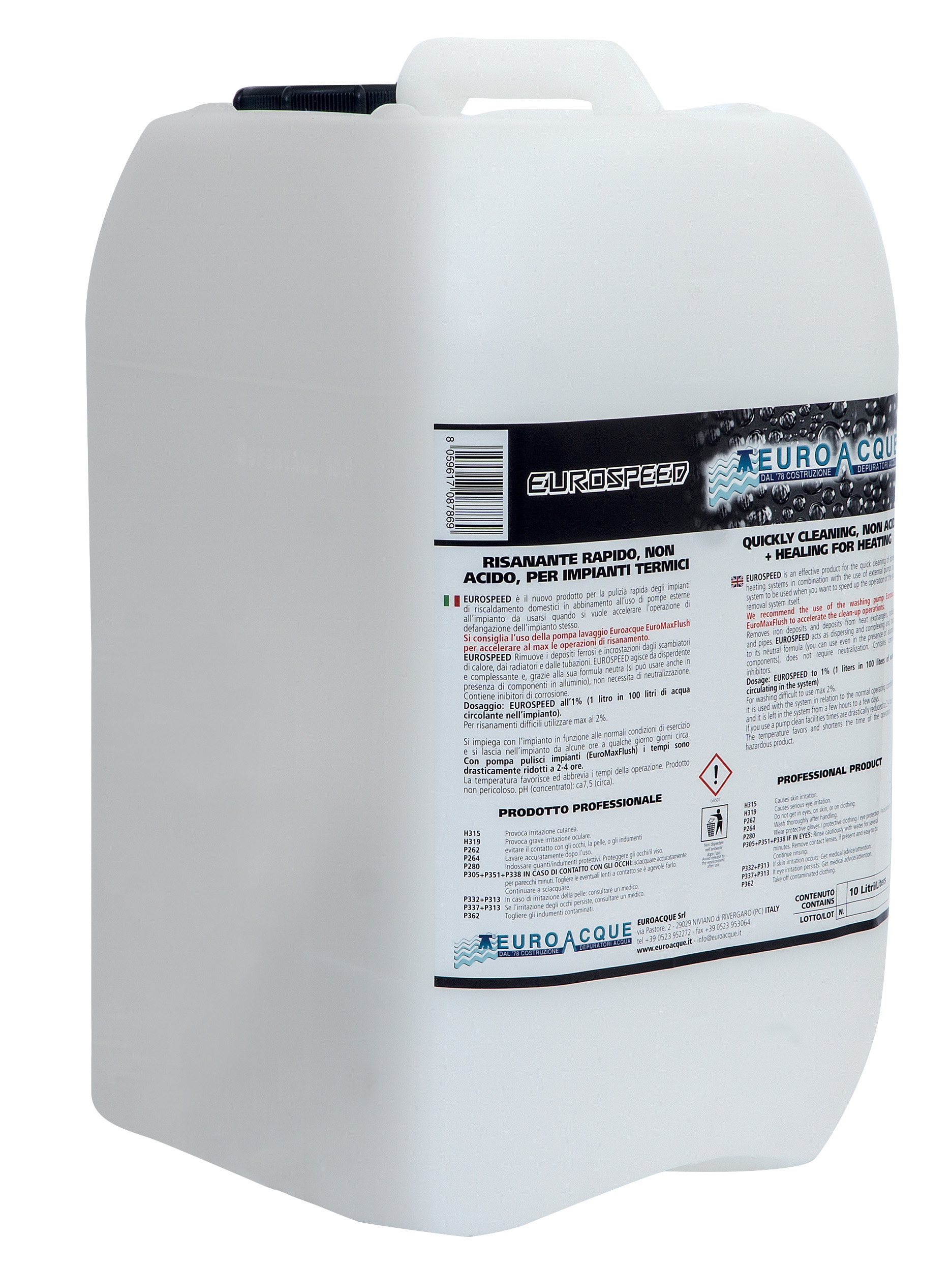 Fast acting sludge solvent EUROSPEED 25L EUROSP25