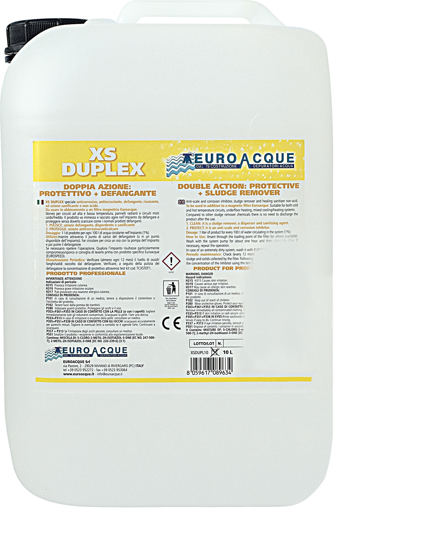 Cleaning and coating XS DUPLEX 25L XSDULP25