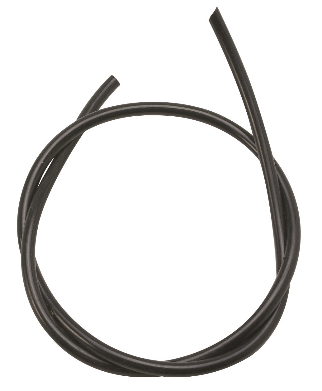 Silicone cable per meter D6 black