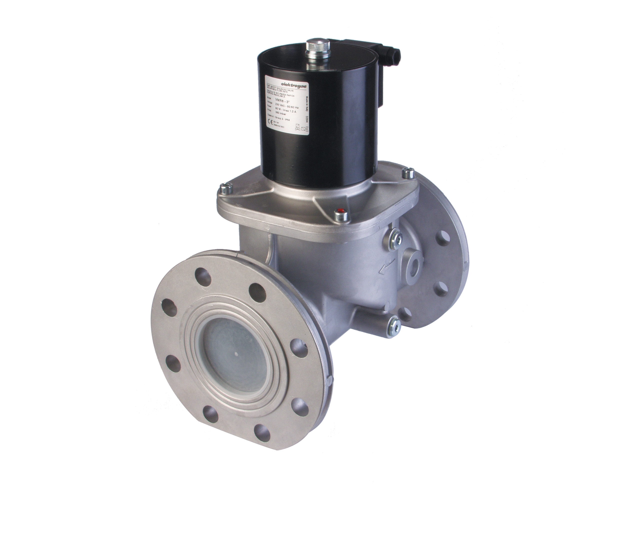 Solenoid valve VMR 95 flanges DN150 360 Mbar