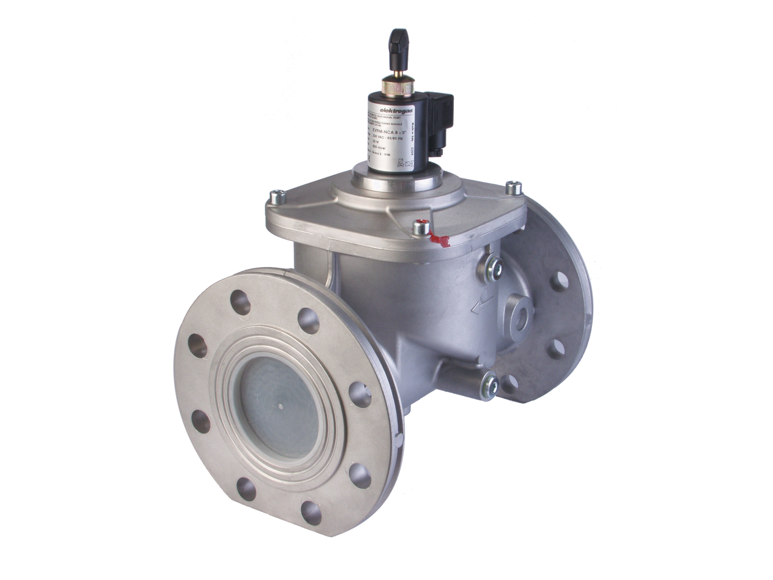 Solenoid valve EVRM NC 912(S) flanges DN300 600 Mbar