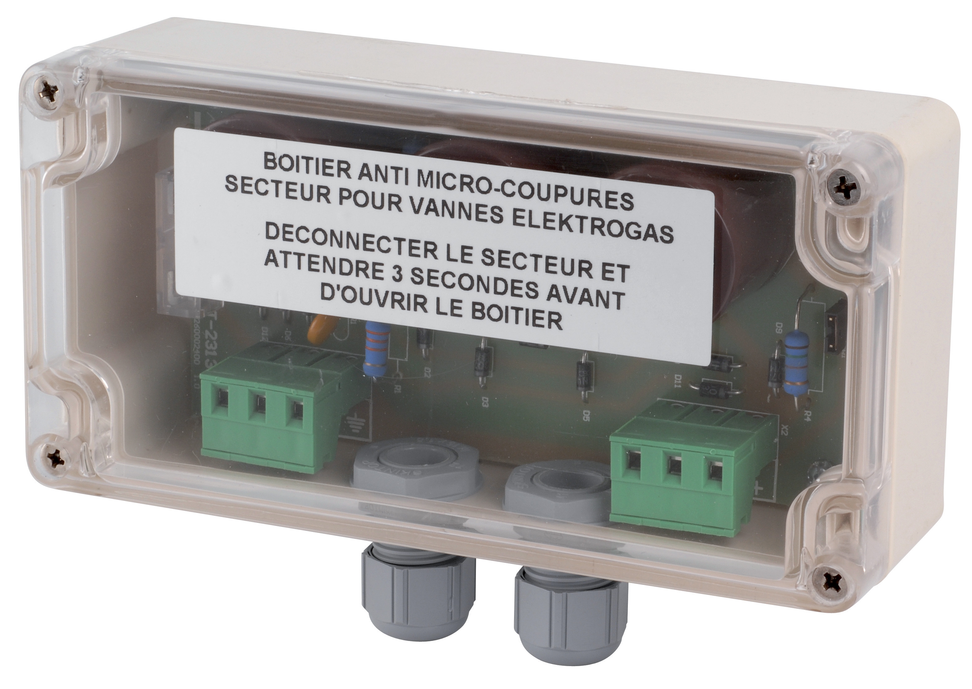 Anti micro power loss housing