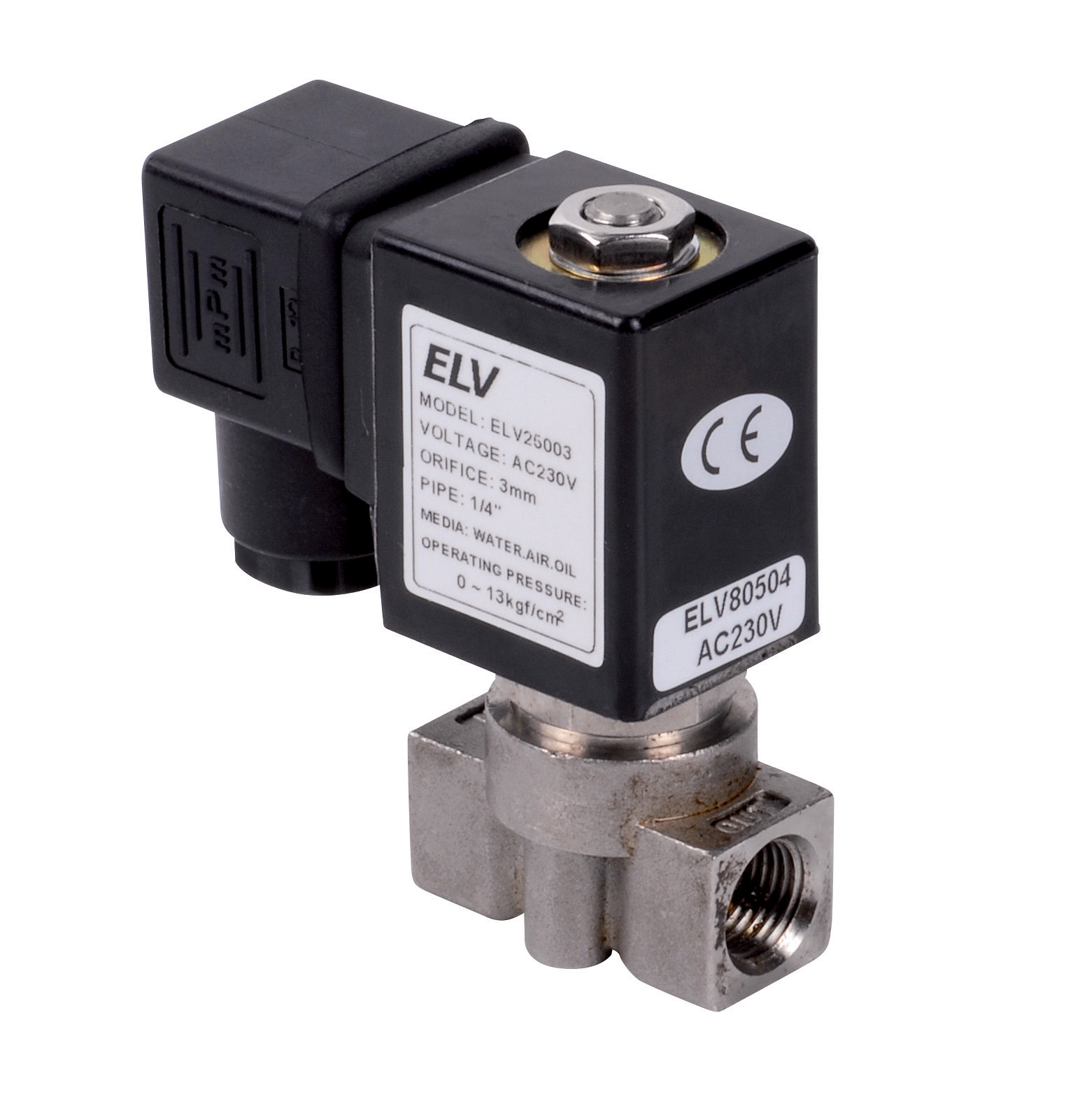 Stainless steel solenoid valve D.1"1/2 NF 230V MINI 0