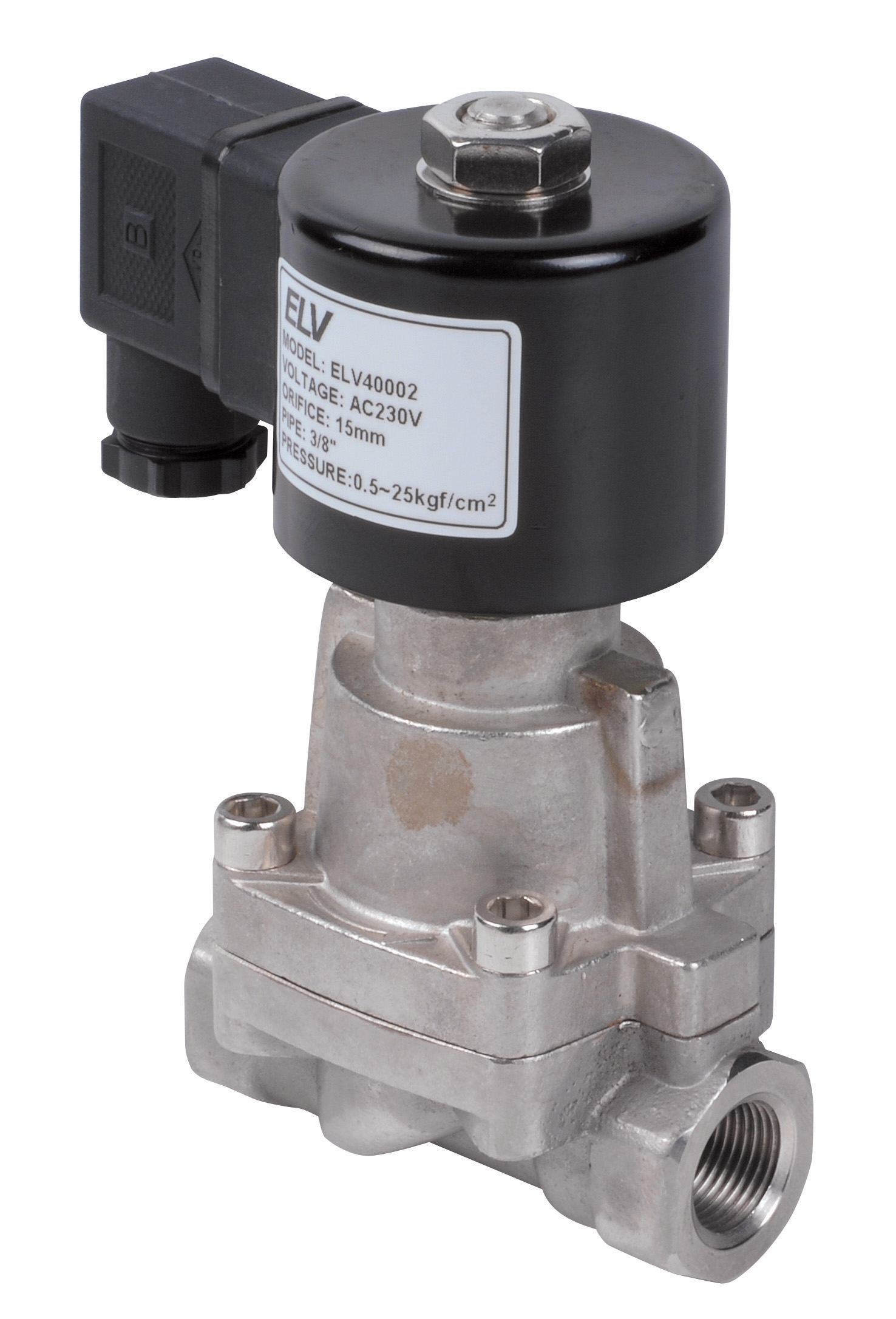 Stainless steel steam solenoid valve D 3/4