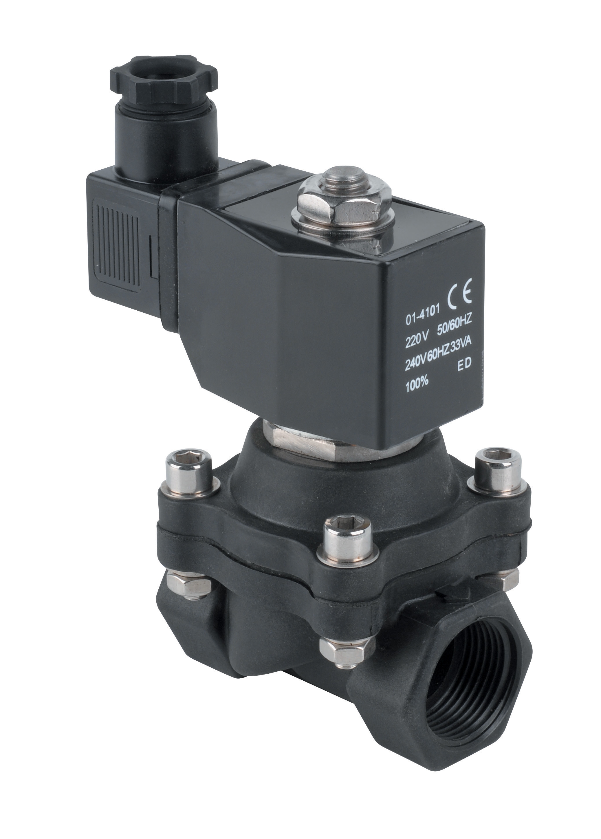 Plastic solenoid valve DN 1/2 NF 230V Mini 0