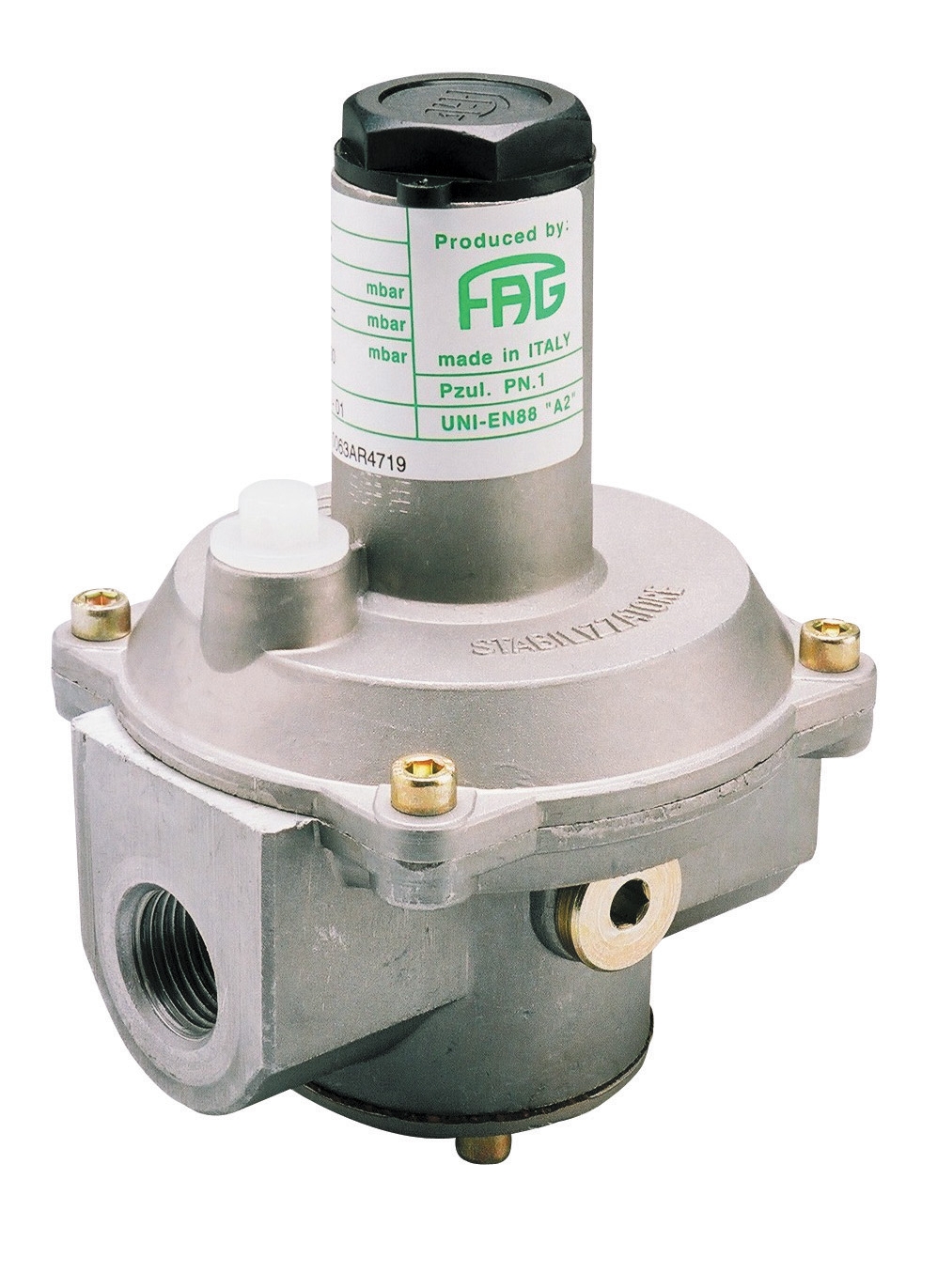 Pressure regulator threaded D1" 500 Mbar PS 5/300 Mbar