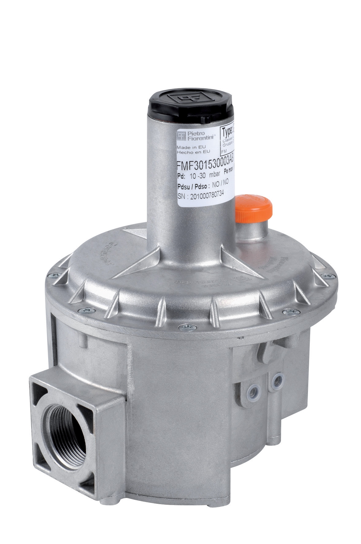 Pressure regulator threaded D2" 500 Mbar PS 5/300 Mbar