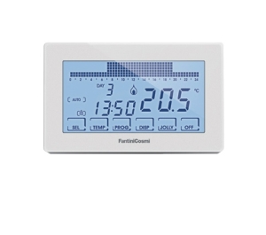 Programmable battery-operated touch thermostat CH180