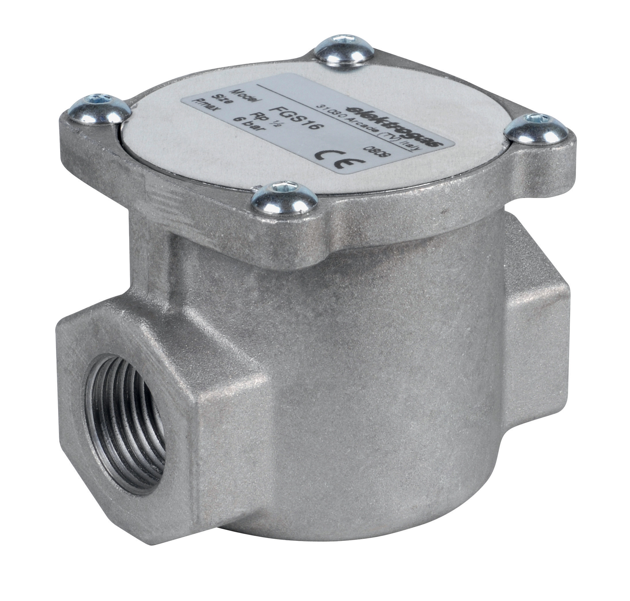 Gas filter 2 bar threaded 1/2" without pressure port FGS1